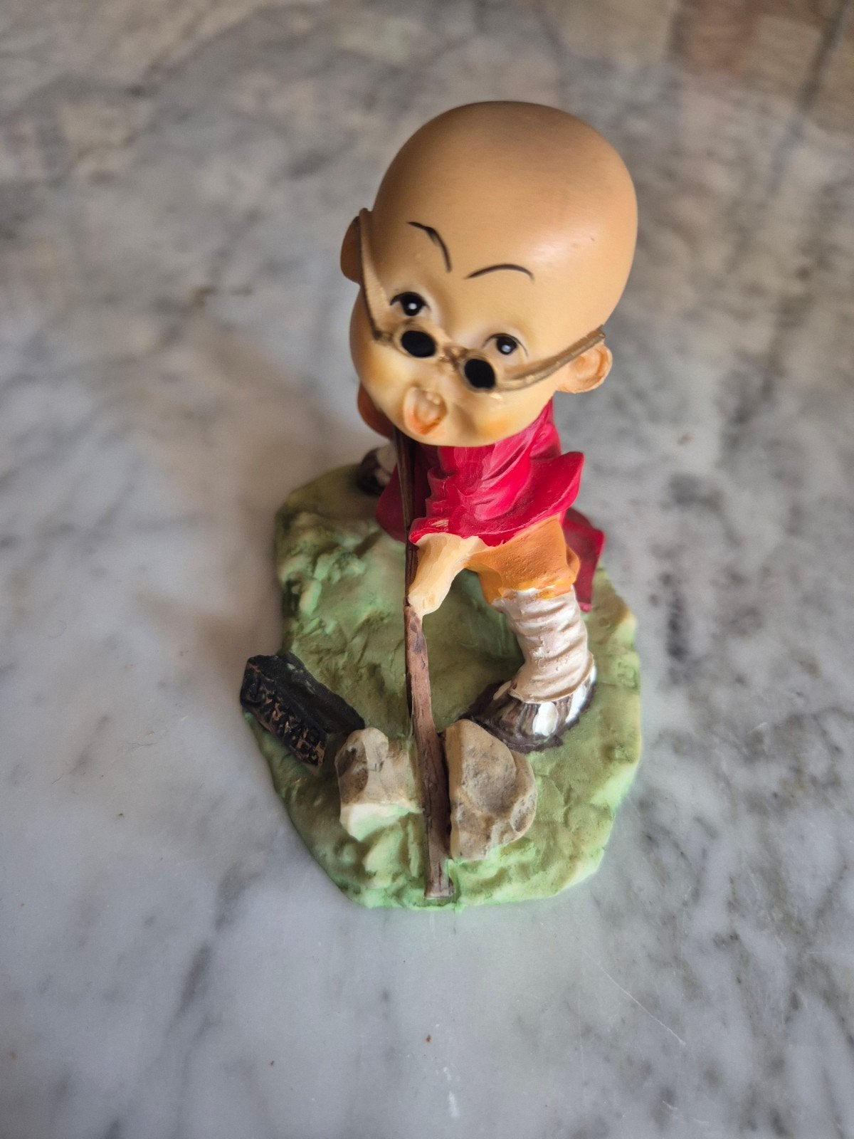Shaolin Monnik Beeldje - Decoratief Figuur, Gebruikt, Niet van toepassing, Niet van toepassing, Ophalen of Verzenden