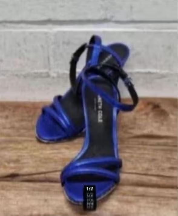 Kenneth Cole - Metallic leren strappy sandals 36 - Nieuw, Pumps, Kenneth Cole, Nieuw, X