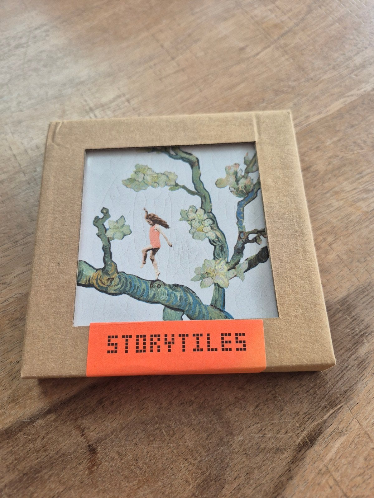 Storytiles: Unieke handgemaakte tegeltjes 4 stuks, Ophalen of Verzenden