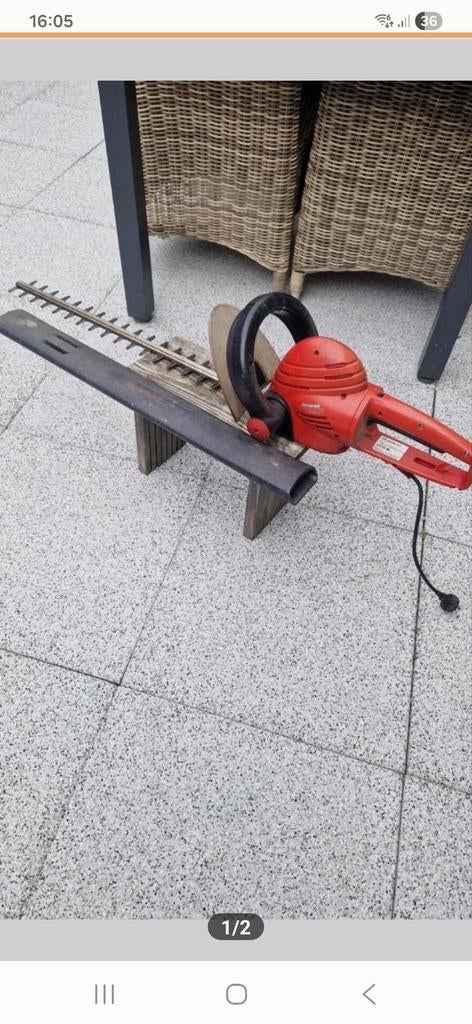 Heggenschaar jonsered, Ophalen of Verzenden, Gebruikt, Elektrisch