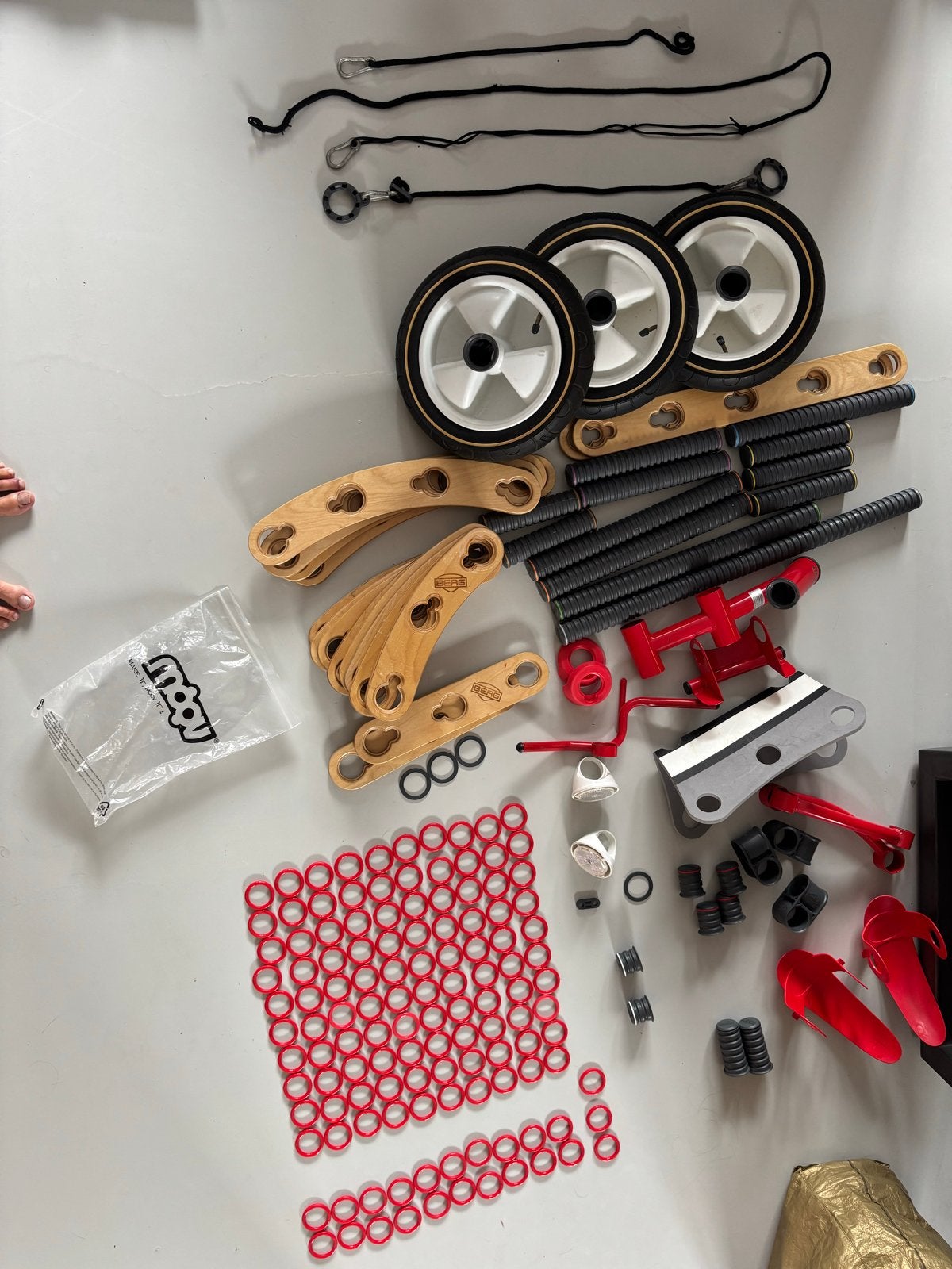 BERG Moov Advanced Kit - Houten Bouw- en Speelset, Ophalen, Gebruikt, Knutselen