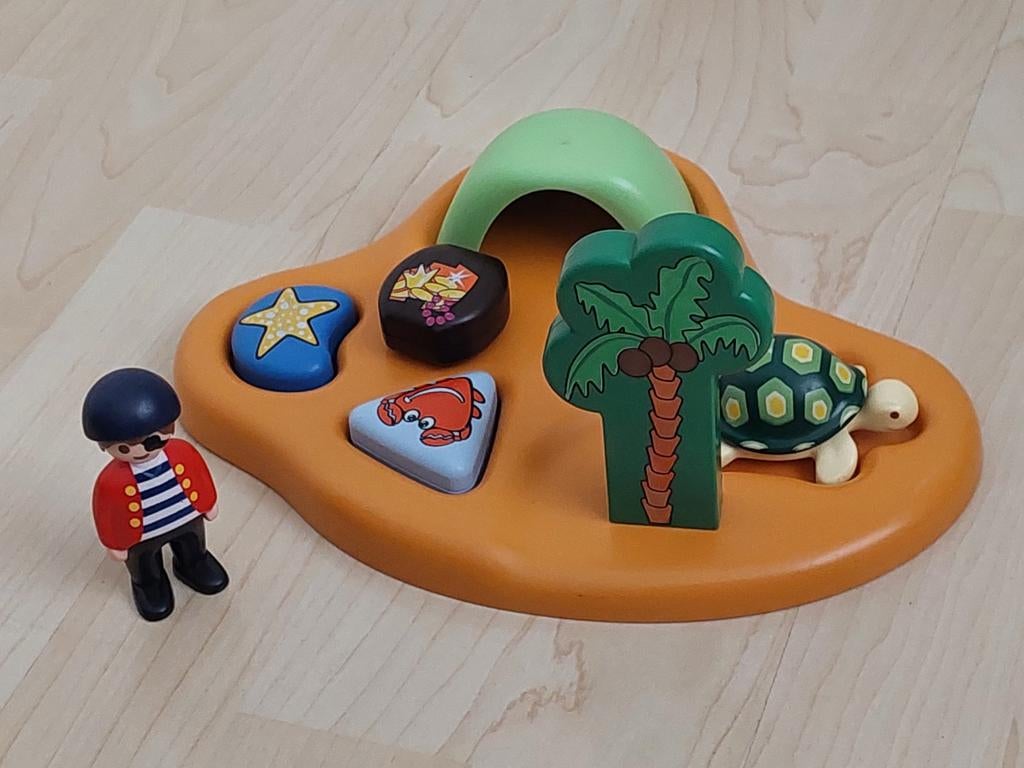 Playmobil 123, Pirateneiland 9119, Ophalen of Verzenden, Gebruikt