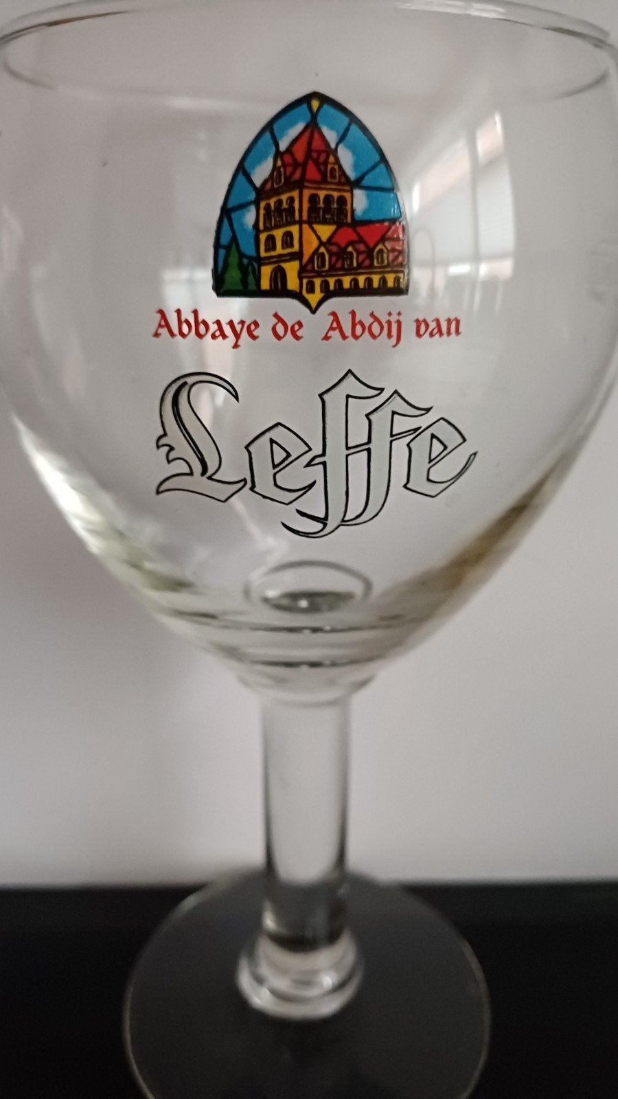 Leffe bierglazen 33 cl - Set van 2, Ophalen of Verzenden, Zo goed als nieuw