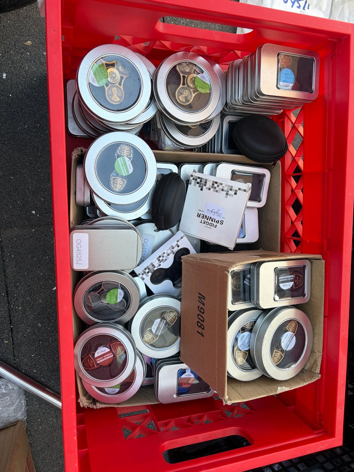 Krat vol kwaliteit fidget spinners - Diverse modellen!, Ophalen, Nieuw, Jongen of Meisje