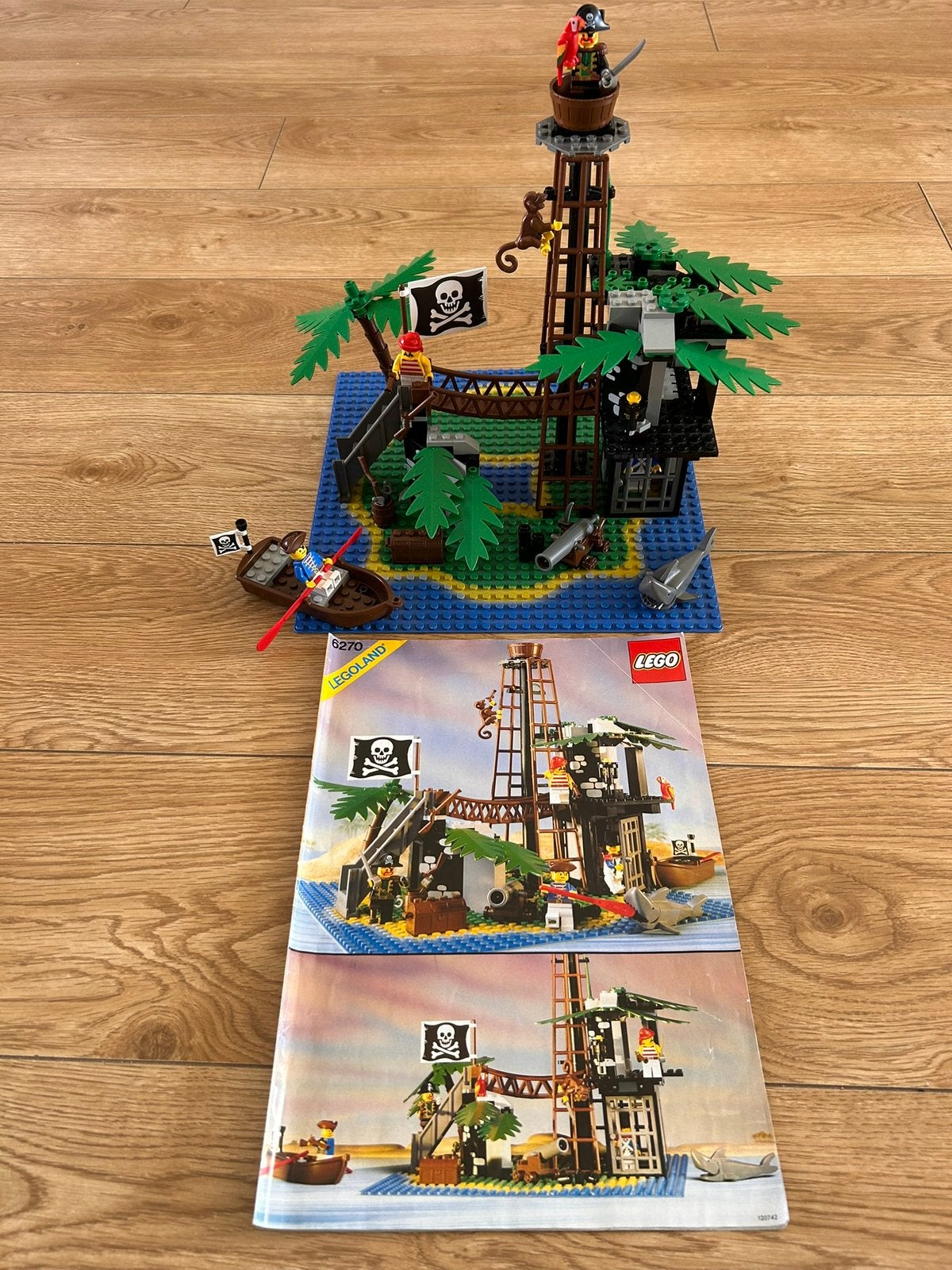 LEGO 6270 Forbidden Island – compleet – 1989, Lego, Zo goed als nieuw, Compleet, Complete set