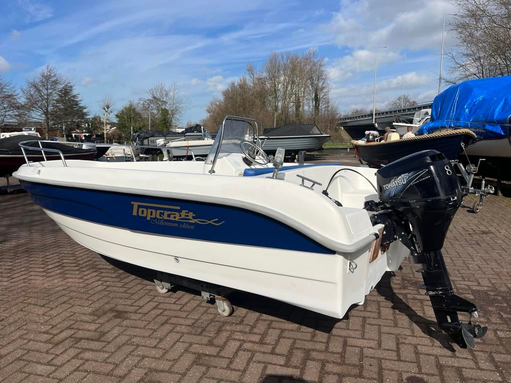Voorjaar koopjes aluminium/polyester console/sloep/vis boten, Watersport en Boten, Tot 10 pk, Binnenboordmotor, Diesel, Ophalen of Verzenden