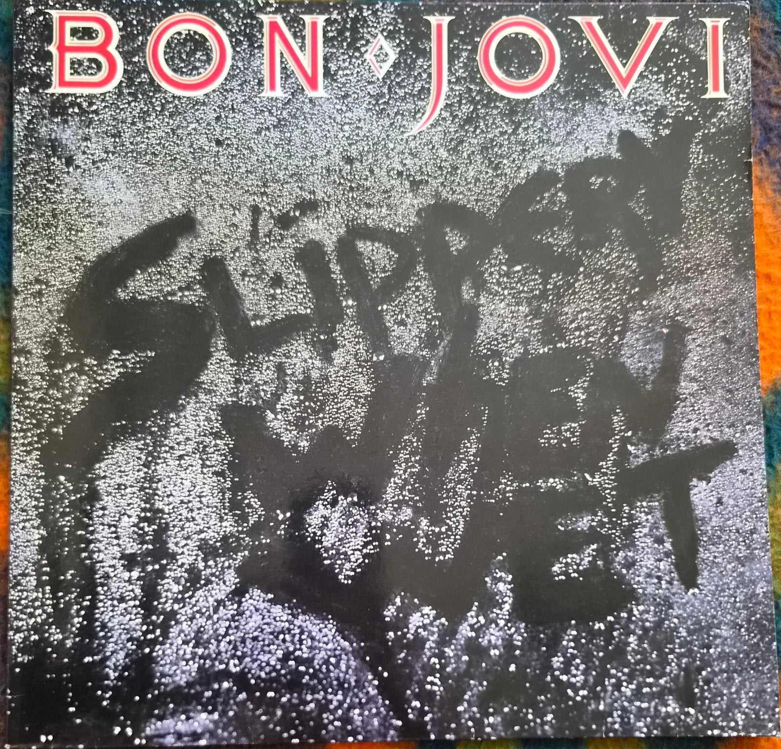 Bon Jovi - Slippery When Wet LP, LP, Gebruikt, Ophalen of Verzenden, Classic Rock