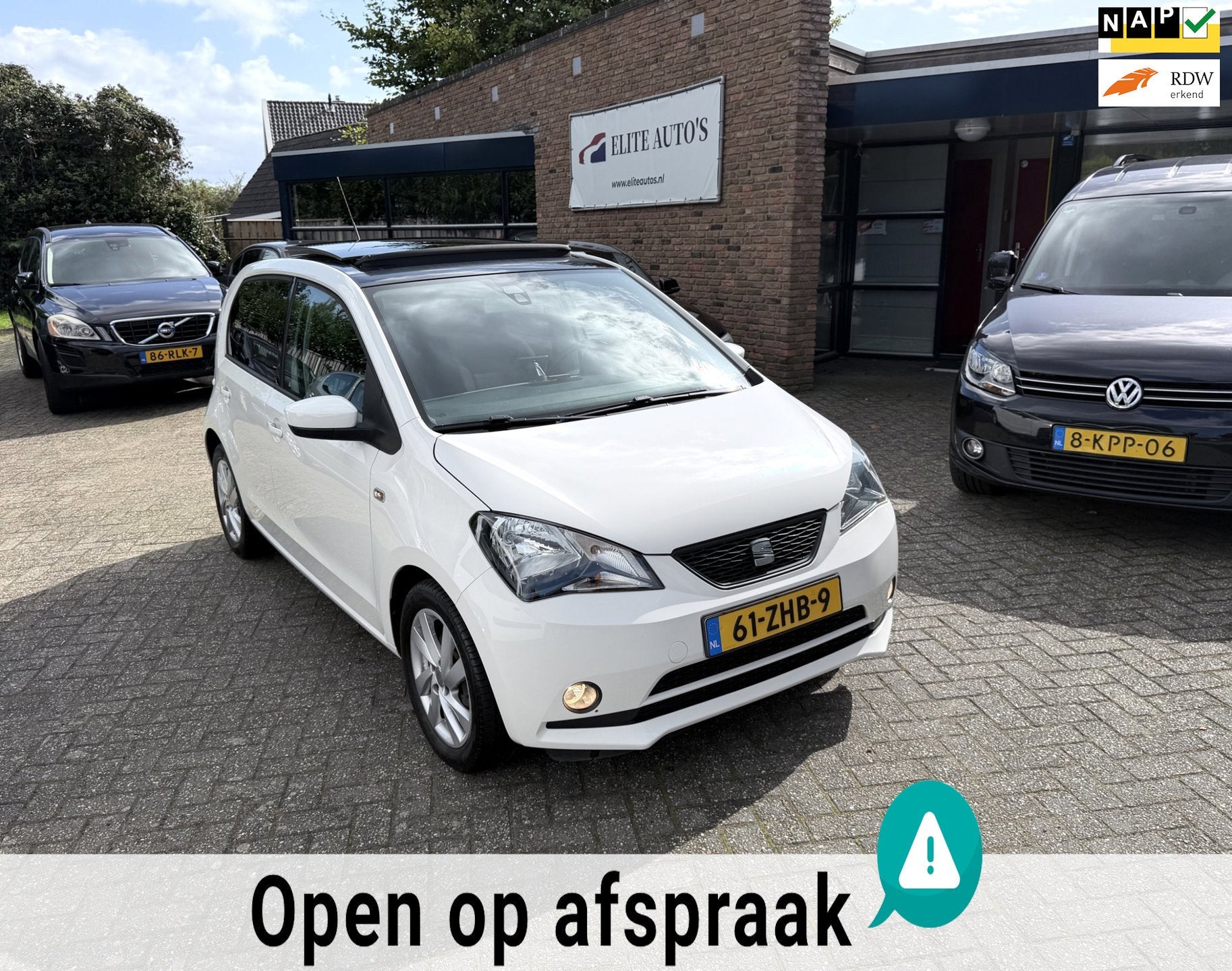 Seat Mii /zeer mooie en goed onderhouden/airco/automaat/navi, Auto's, Euro 5, Gebruikt, Mii, Origineel Nederlands