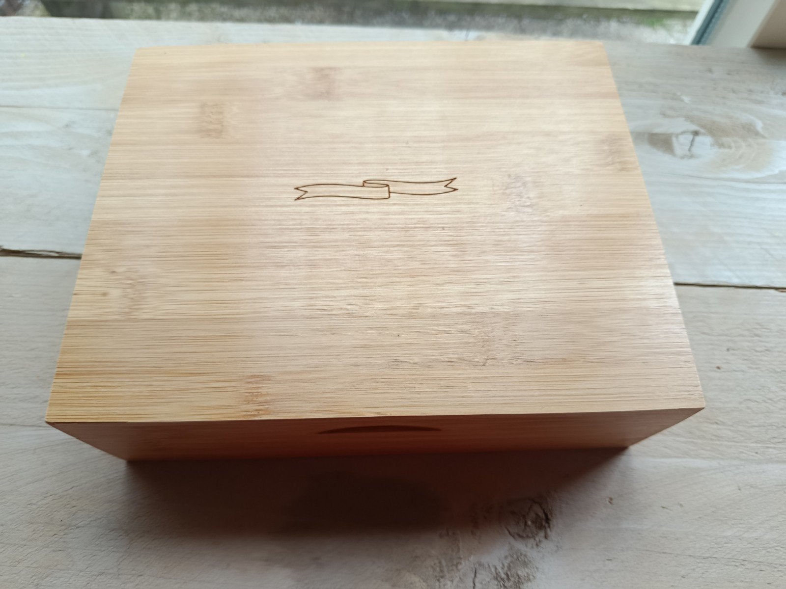 Pukka theedoos bamboe met 6 vakken, Ophalen of Verzenden, Zo goed als nieuw, Bruin, Hout