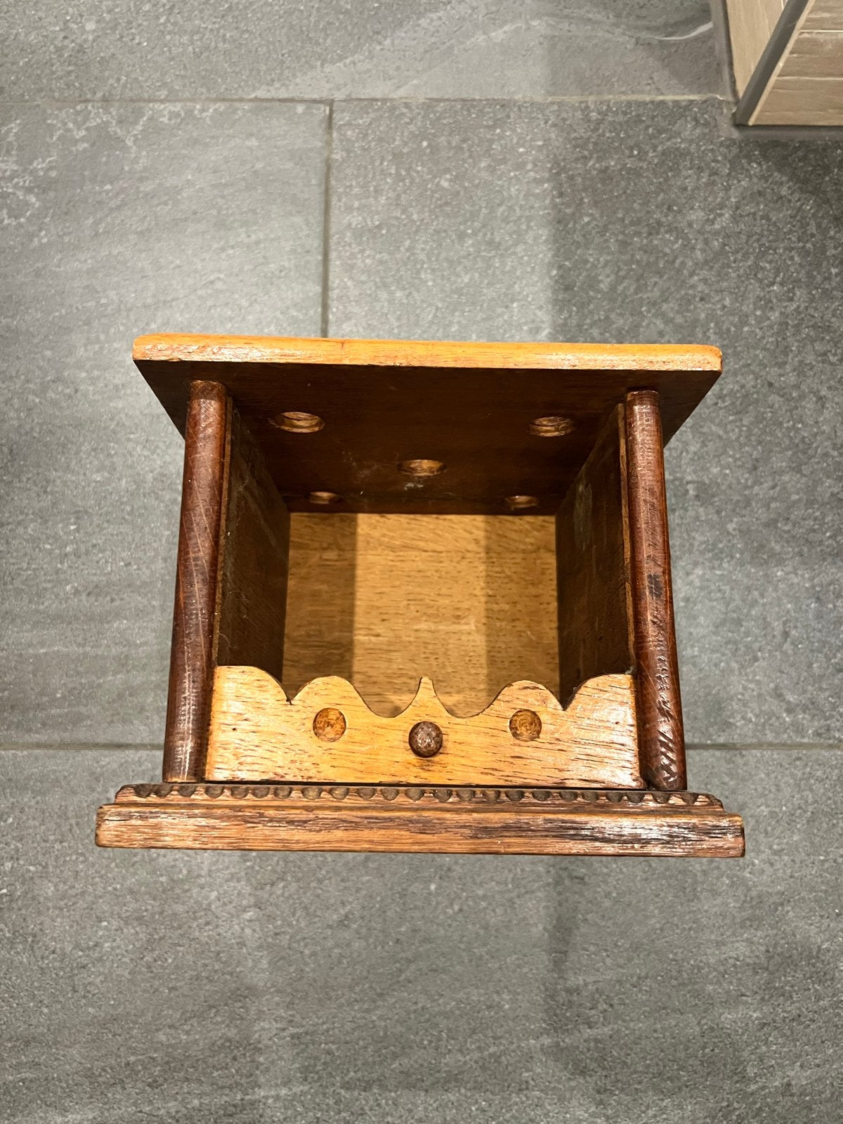 Vintage houten pijpenrekje, Ophalen of Verzenden
