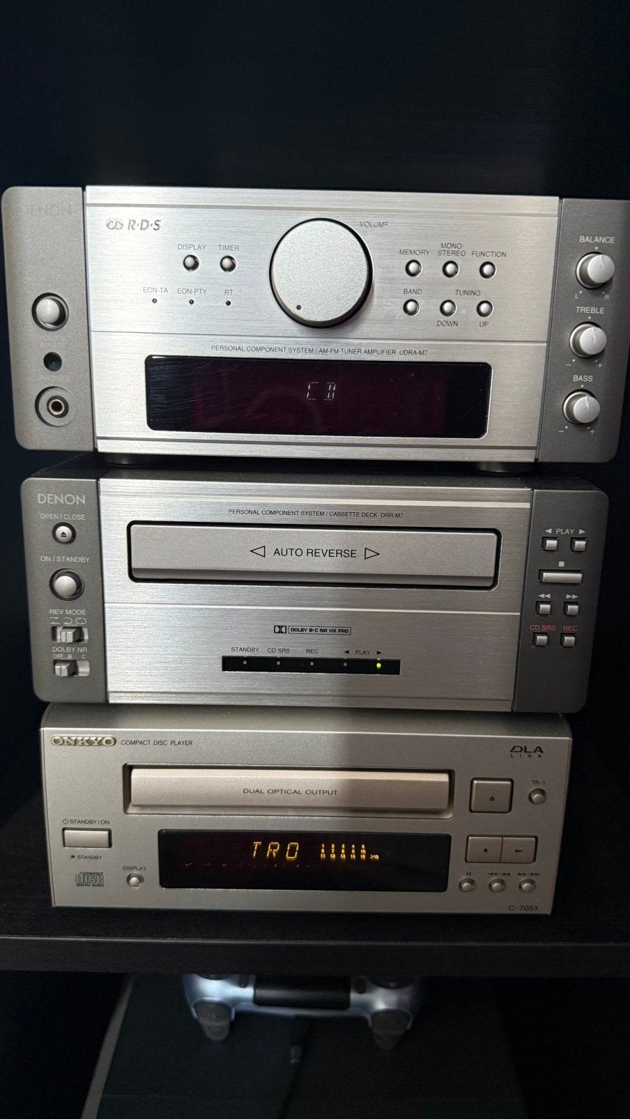 Denon DRR-M7, Denon UDRA-M7, Onkyo C-705x, Ophalen, Zo goed als nieuw, Denon