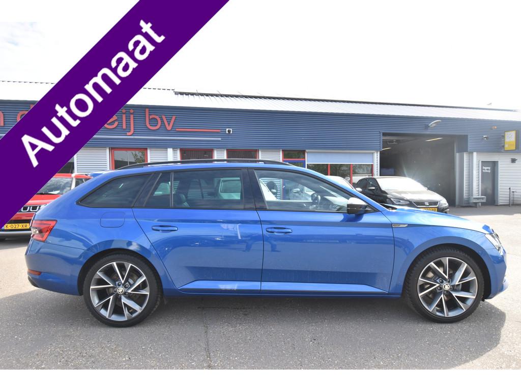 Skoda Superb Combi 1.4 TSI iV Sportline Business , TREKHAAK, Auto's, Skoda, Gebruikt, 4 cilinders, Blauw, 63 km