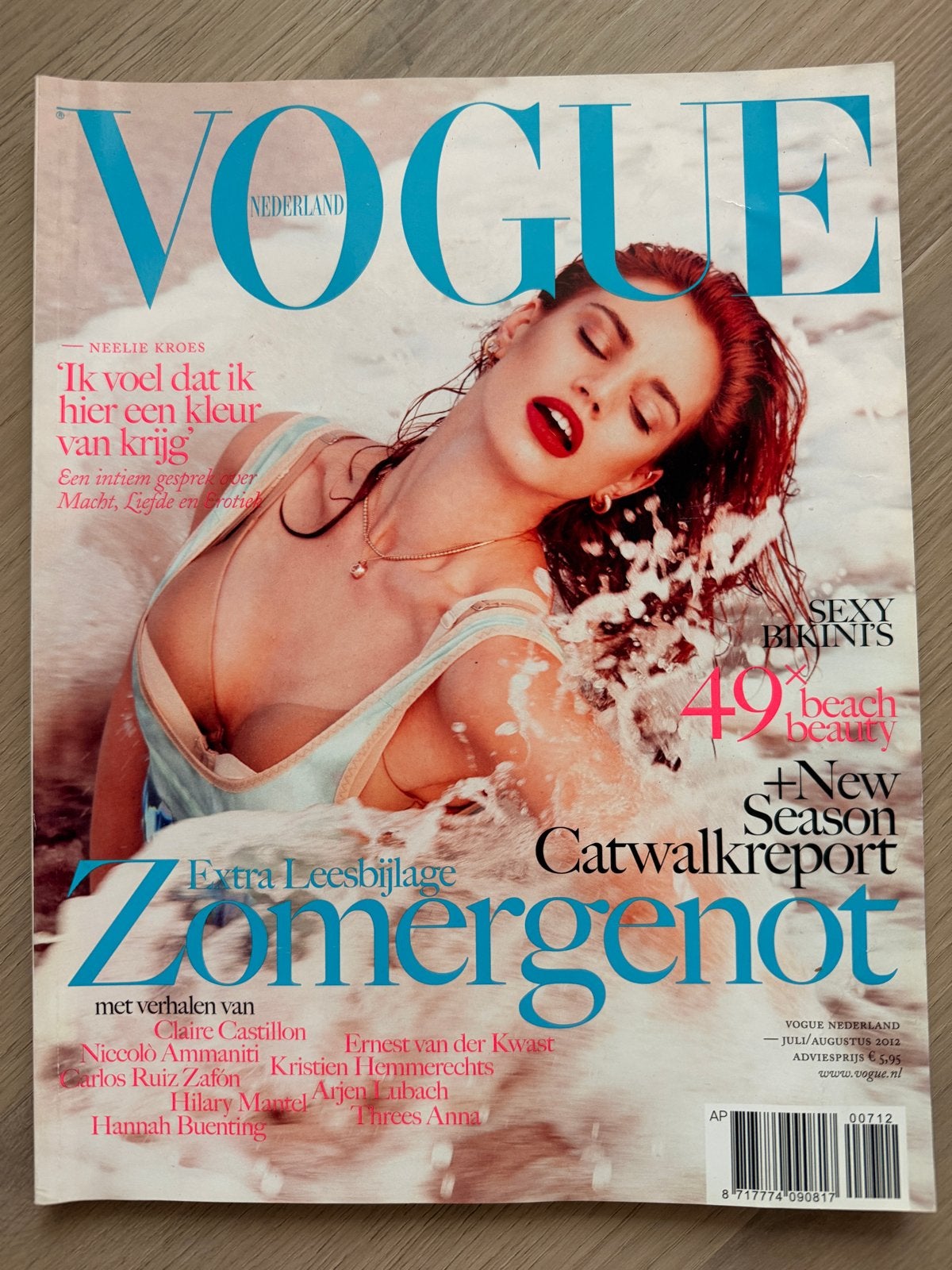 Vintage Vogue Nederland Juli/Augustus 2012 Rianne ten Haken, Boeken, Ophalen of Verzenden, Zo goed als nieuw, Damesbladen