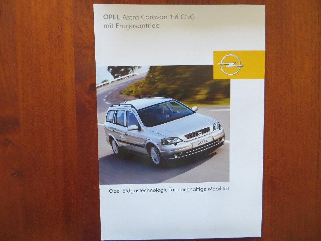 Opel Astra Caravan 1.6 CNG mit Erdgasantrieb (juli 2003), Ophalen of Verzenden, Nieuw, Opel