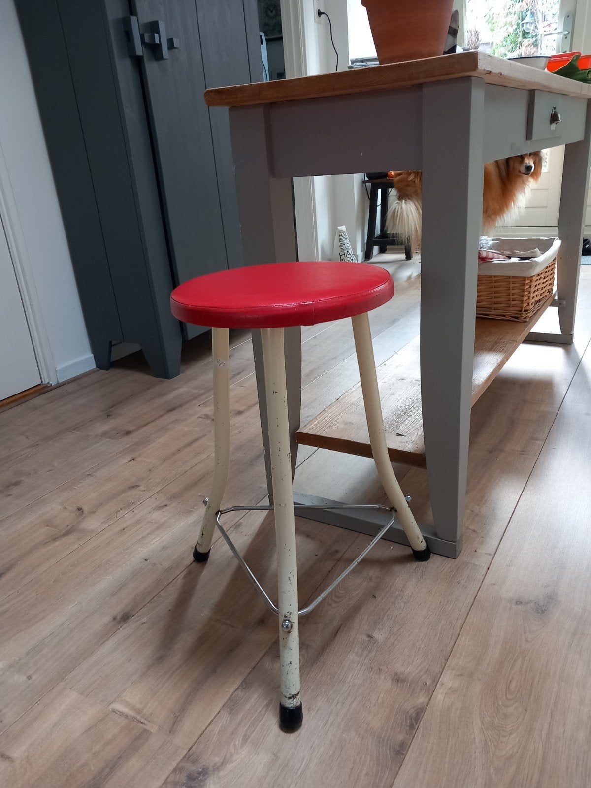 Vintage Brabantia kruk, Ophalen, Gebruikt