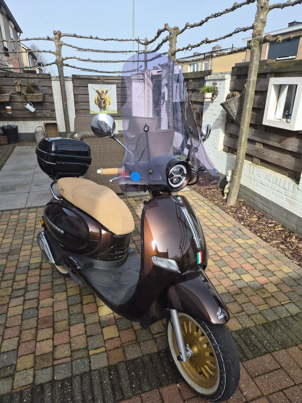 GTS Cappuccino 50 Snor Scooter - Zo goed als nieuw, Fietsen en Brommers, Zo goed als nieuw, Benzine, Ophalen, Overige merken