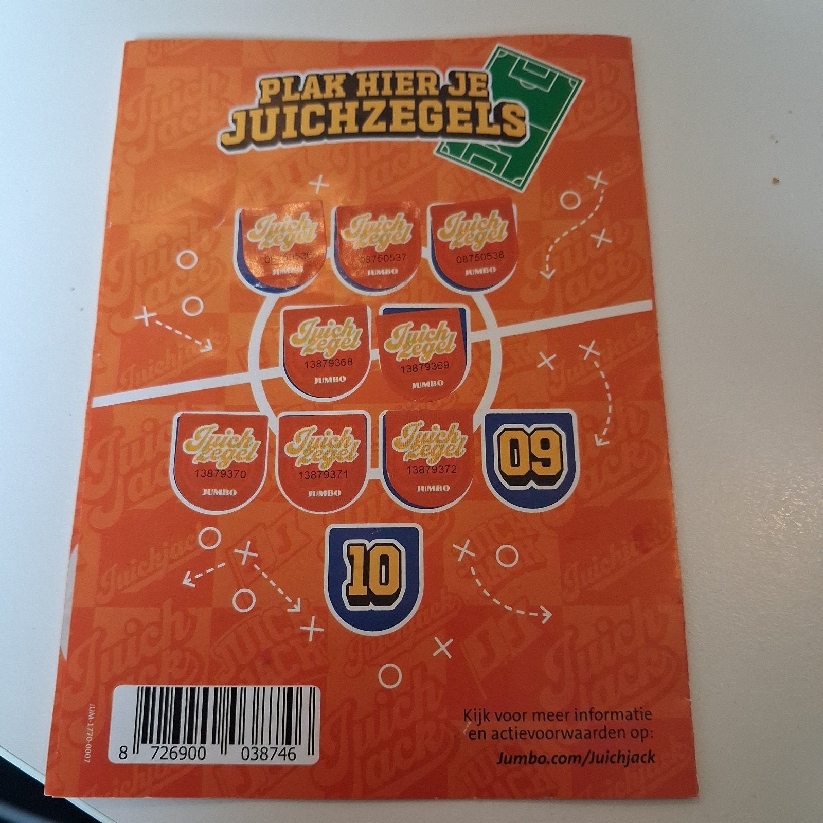 26 digitale  Jumbo Juichzegels, Verzamelen, Supermarktacties, Jumbo, Ophalen