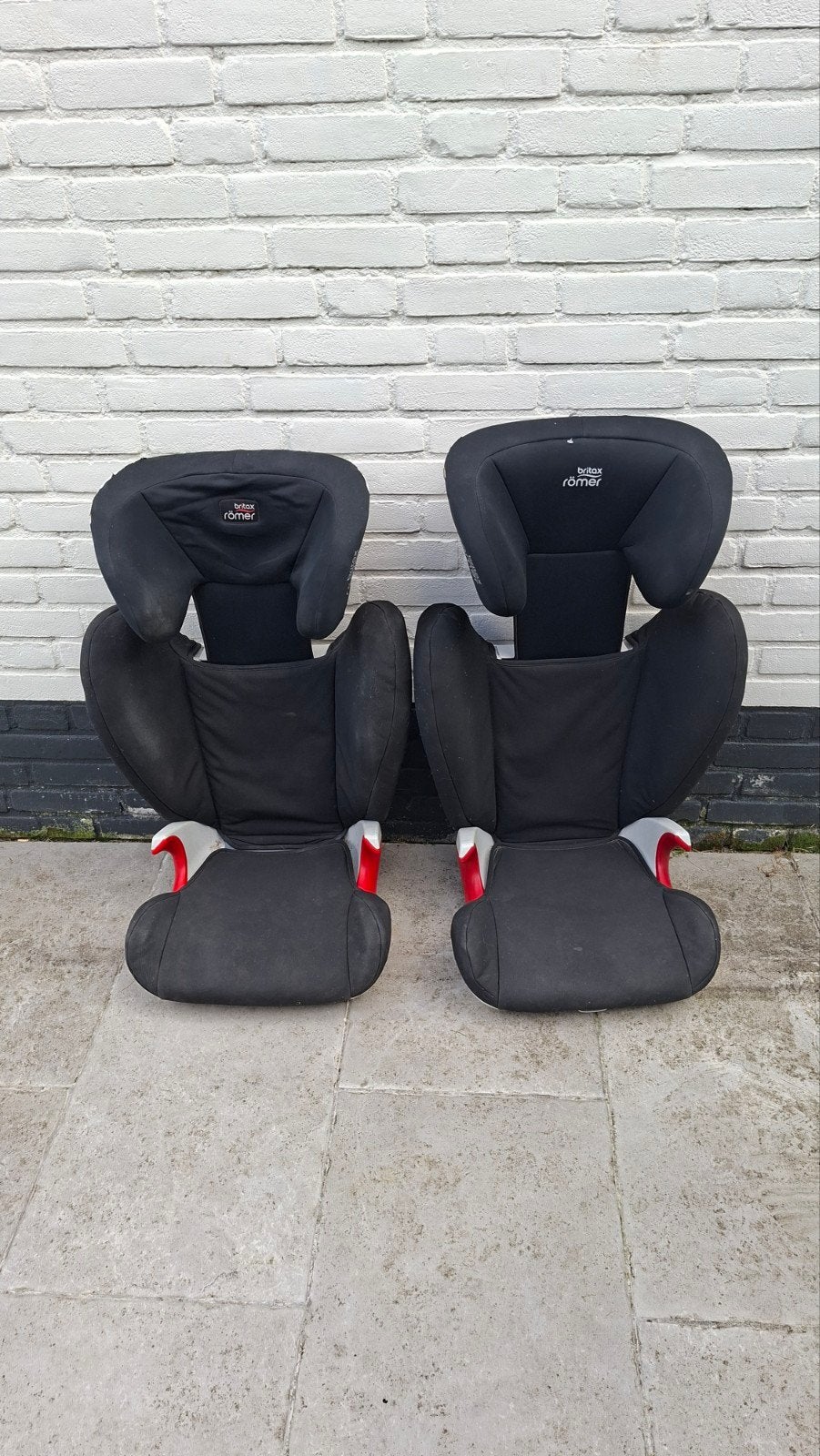 2x Britax Römer autostoel - Zwart - 15-36 kg, Ophalen, Romer, 15 t/m 36 kg, Zijbescherming