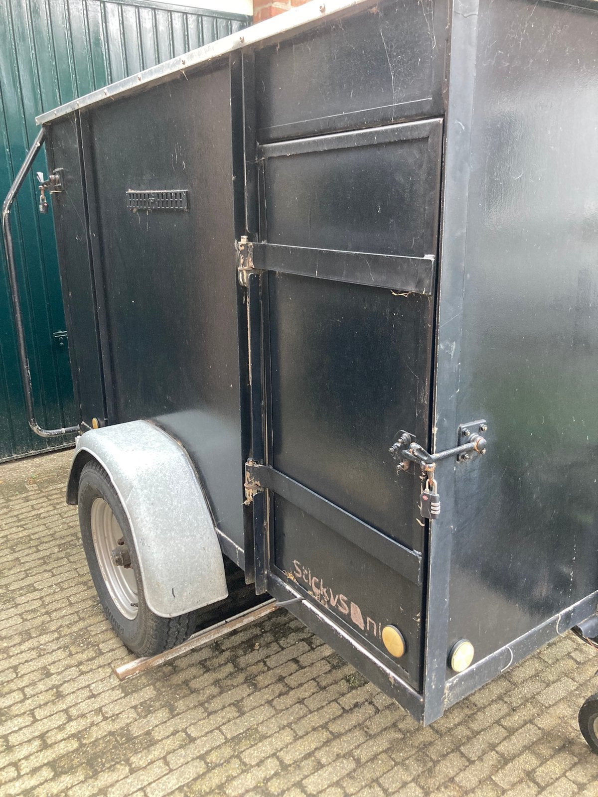 Enkel asser, bagegewagen, Ophalen, Zo goed als nieuw