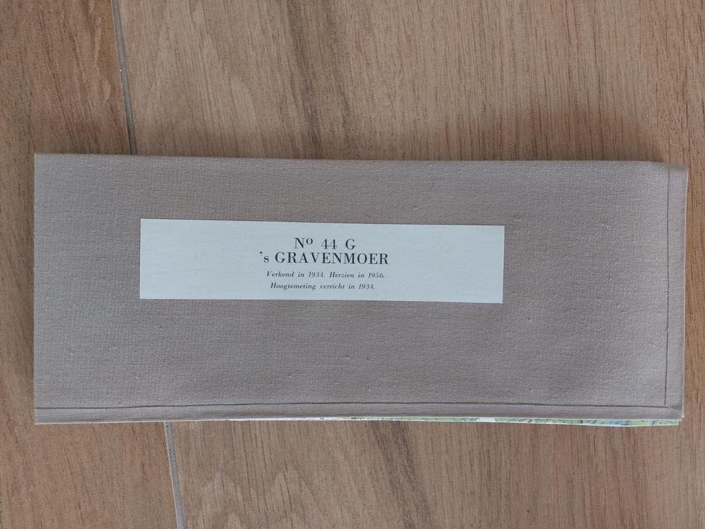 44G 's Gravenmoer Dongen Reijen Waspik  Stafkaart uit 1959, Boeken, Topografische Dienst Nederland, Ophalen of Verzenden, 1800 tot 2000
