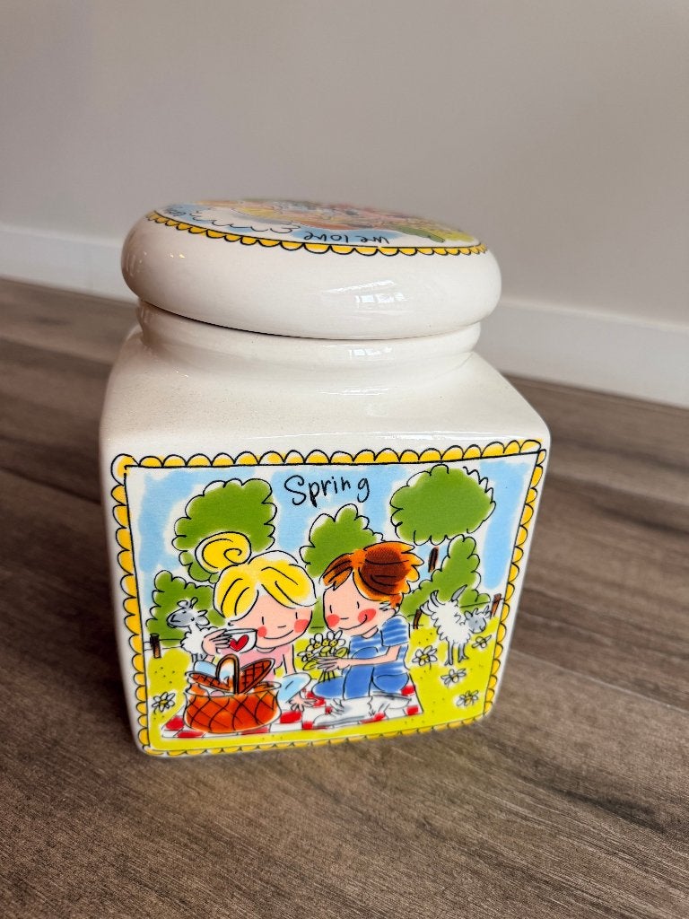 Blond Amsterdam 4 Seasons voorraadpot, Ophalen, Overige typen, Zo goed als nieuw, Aardewerk