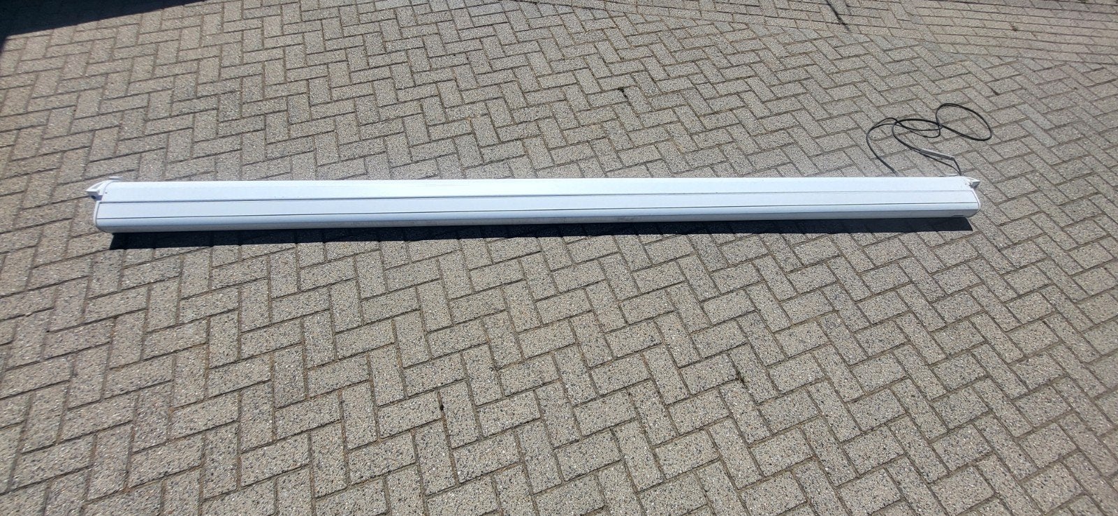 Zonwering 375 cm breed voor gevel/balkon montage, Gebruikt, Elektrisch, Ophalen of Verzenden, 250 cm tot 450 cm
