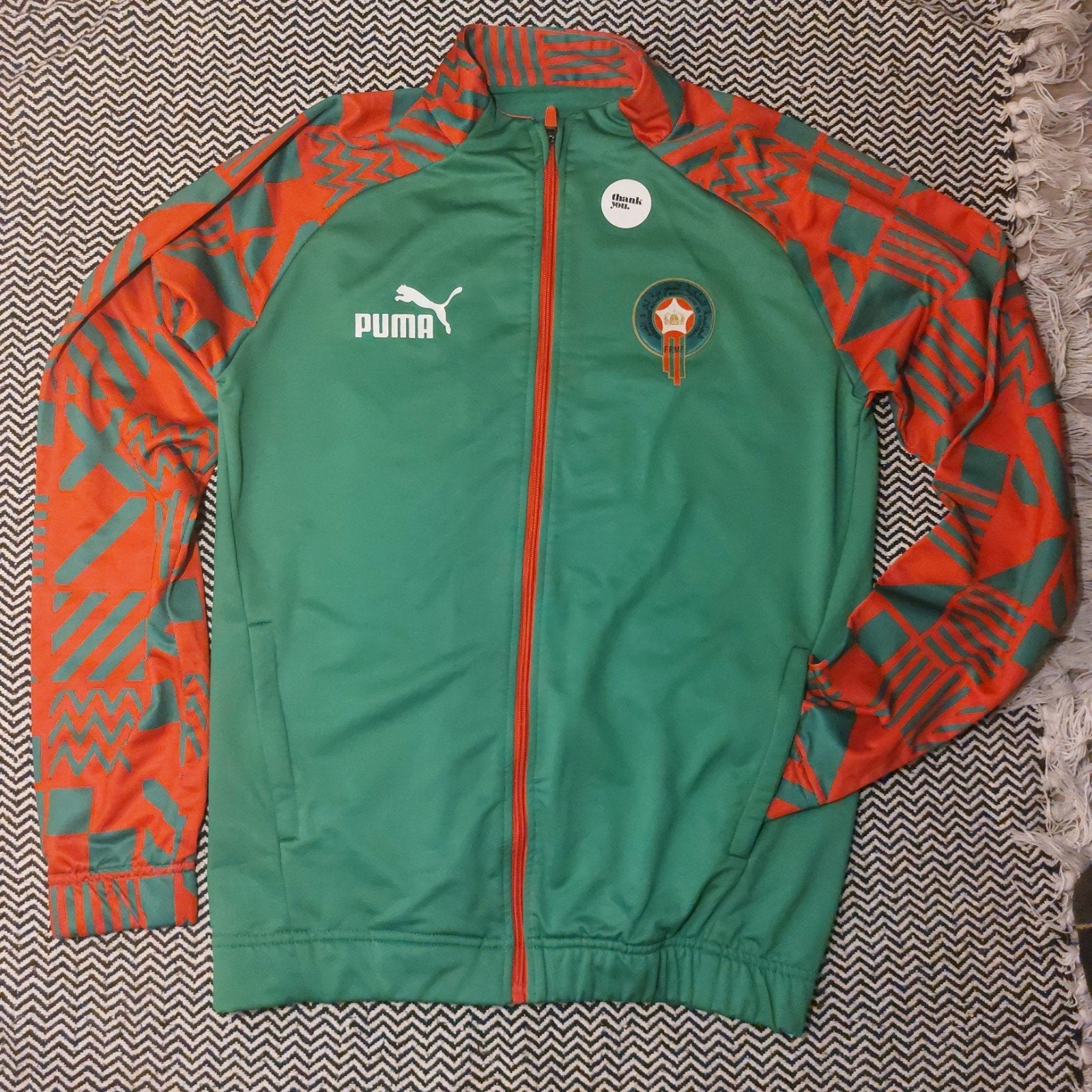 Marokko Team Players vest, Ophalen of Verzenden, Zo goed als nieuw, Voetbal, Groen