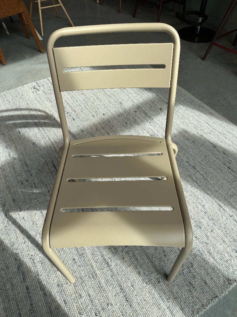 EMU Star tuinstoel taupe, Tuin en Terras, Ophalen, Zo goed als nieuw, Metaal, Stapelbaar