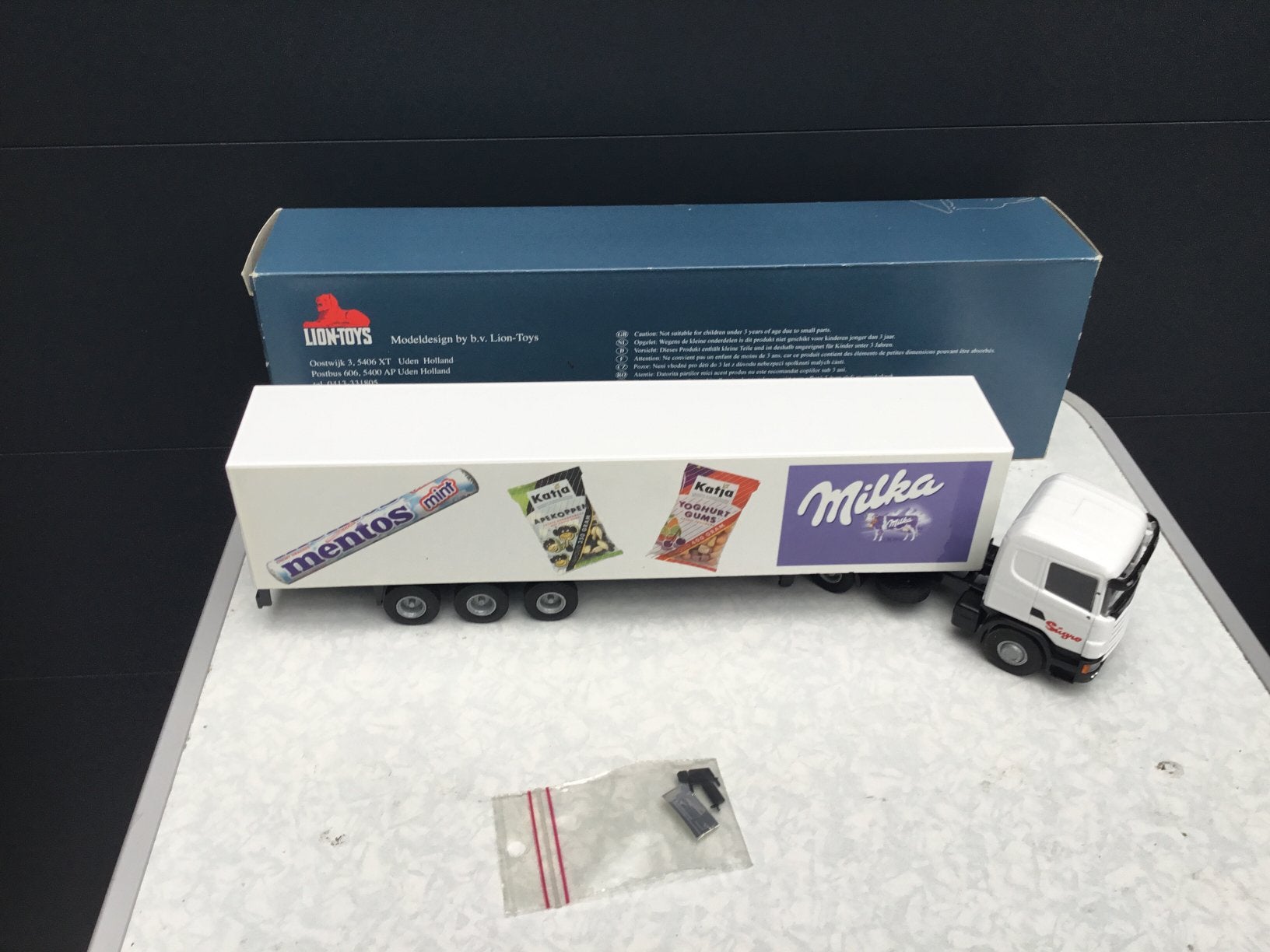 Lion Car Scania 124L / 400 Sugro, Ophalen of Verzenden, Nieuw, Bus of Vrachtwagen, Lion Toys