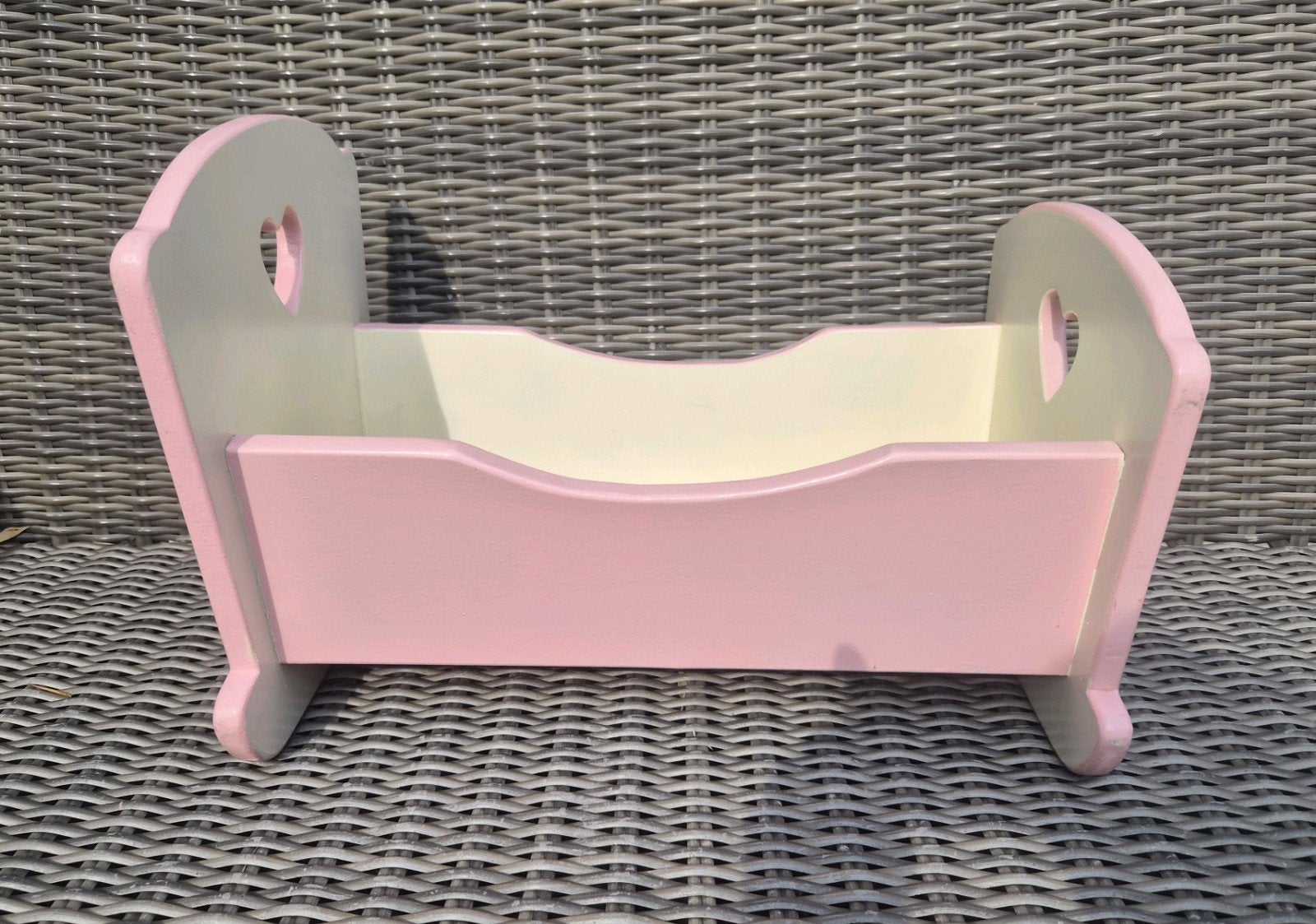 houten poppenbed roze, Ophalen, Babypop
