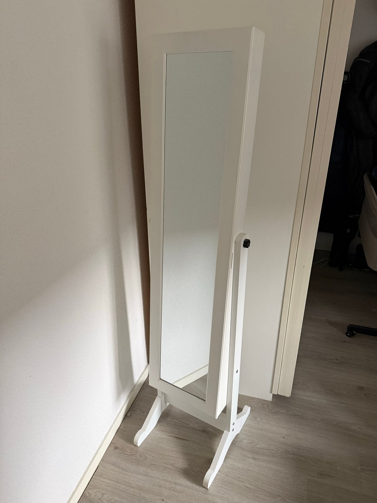 Spiegelkast Sieradenkast - Wit, in goede staat, Ophalen, Minder dan 50 cm, 100 tot 150 cm, Zo goed als nieuw