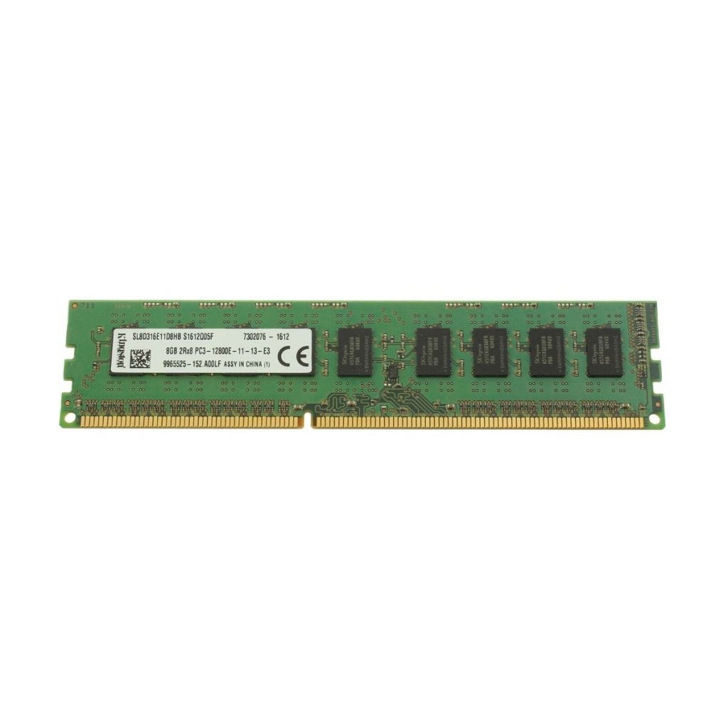 8GB 2Rx8 PC3-12800E DDR3-1600 Unbuffered ECC Kingston, Computers en Software, RAM geheugen