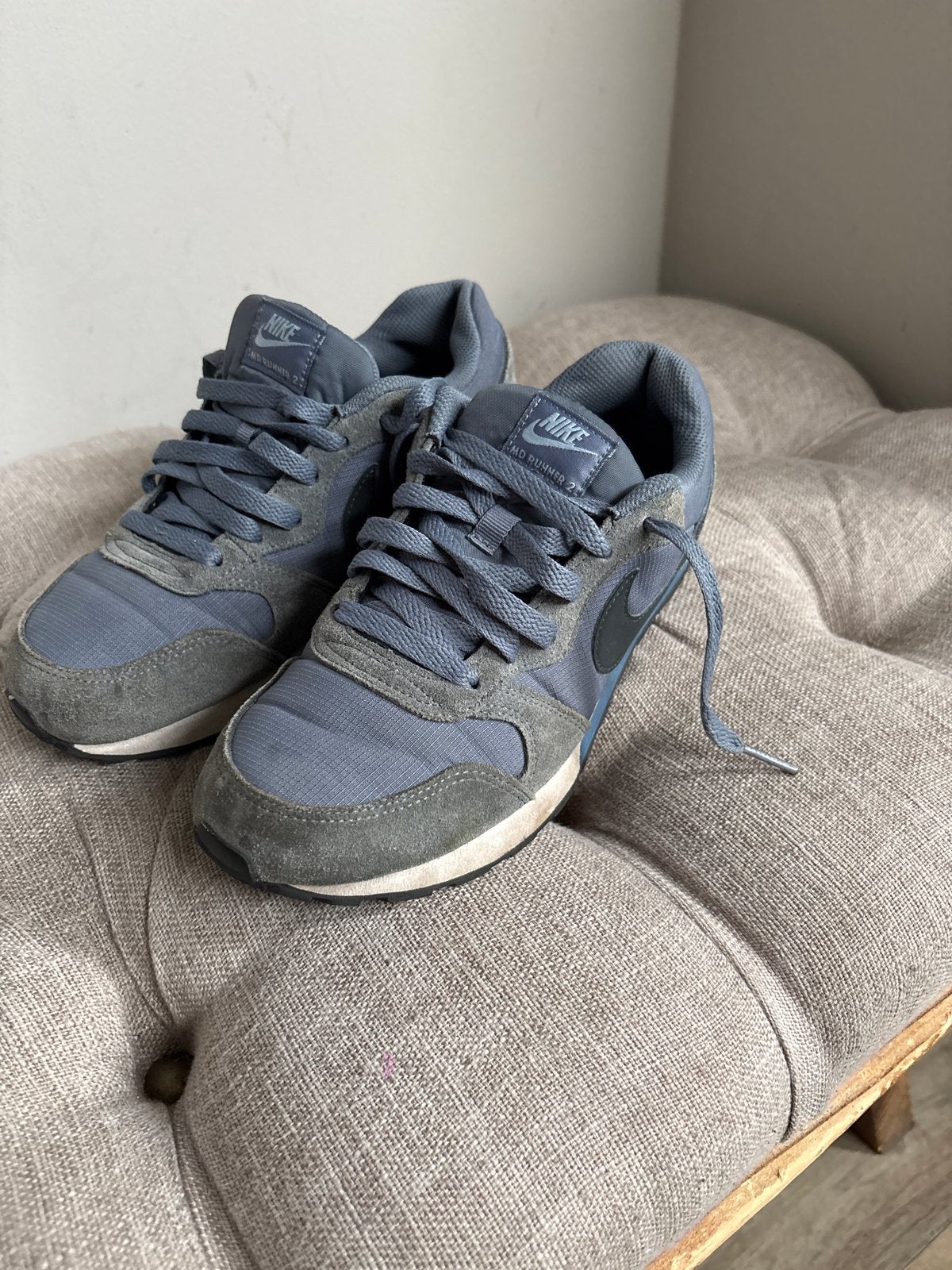 Nike MD Runner 2 sneakers - Maat 38,5, Kleding | Dames, Schoenen, Gedragen, Sneakers of Gympen, Blauw, Ophalen of Verzenden