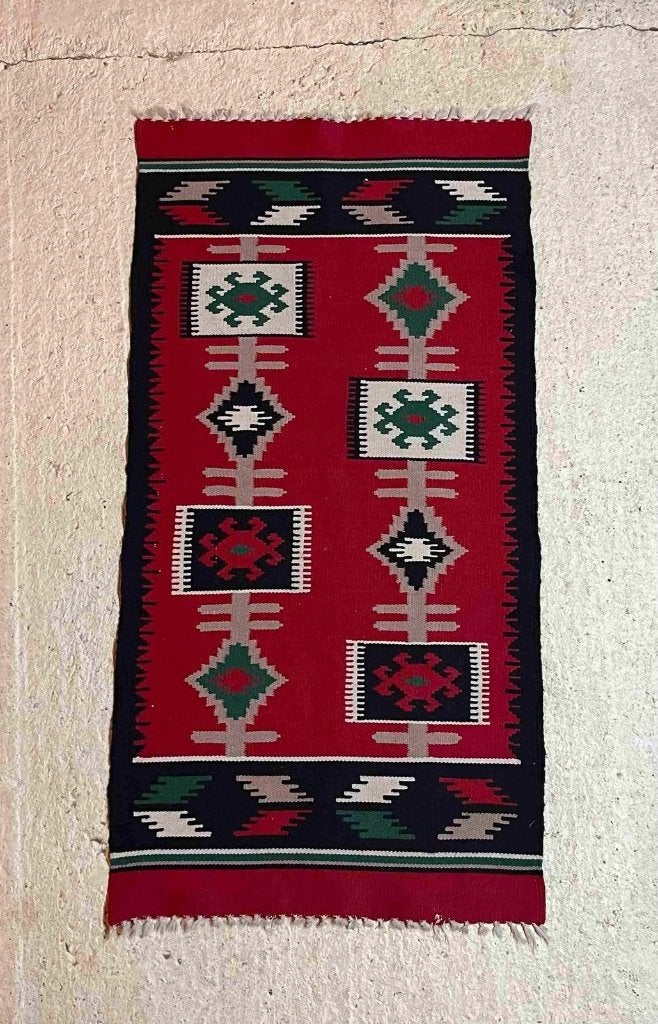 Kelim kleedje rood  138/70 cm, Gebruikt, 100 tot 150 cm, Djt@dejuistetoon.eu, Mon Plaisir 19, Etten-Leur, Netherlands