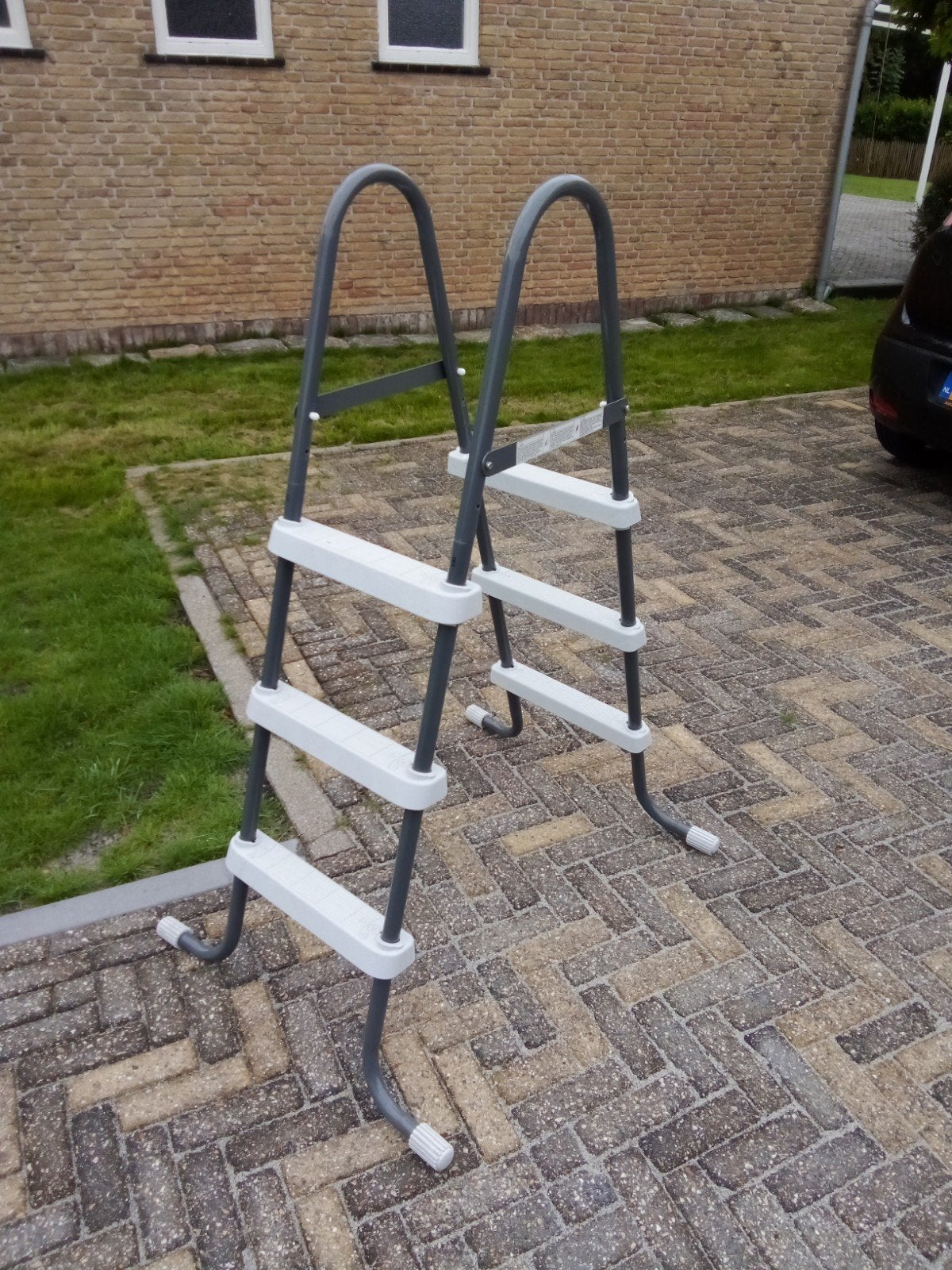zwembadtrapje 2 x 3 treden, Tuin en Terras, Ophalen, Zo goed als nieuw