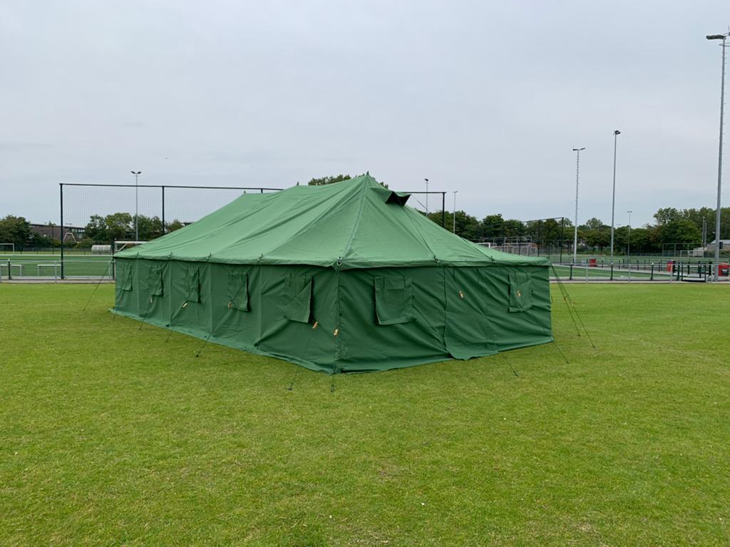 Super compacte nieuwe en tweedehands 5x5 en 5x10 Legertenten, Caravans en Kamperen, Tenten, Ophalen, Nieuw, Meer dan 6