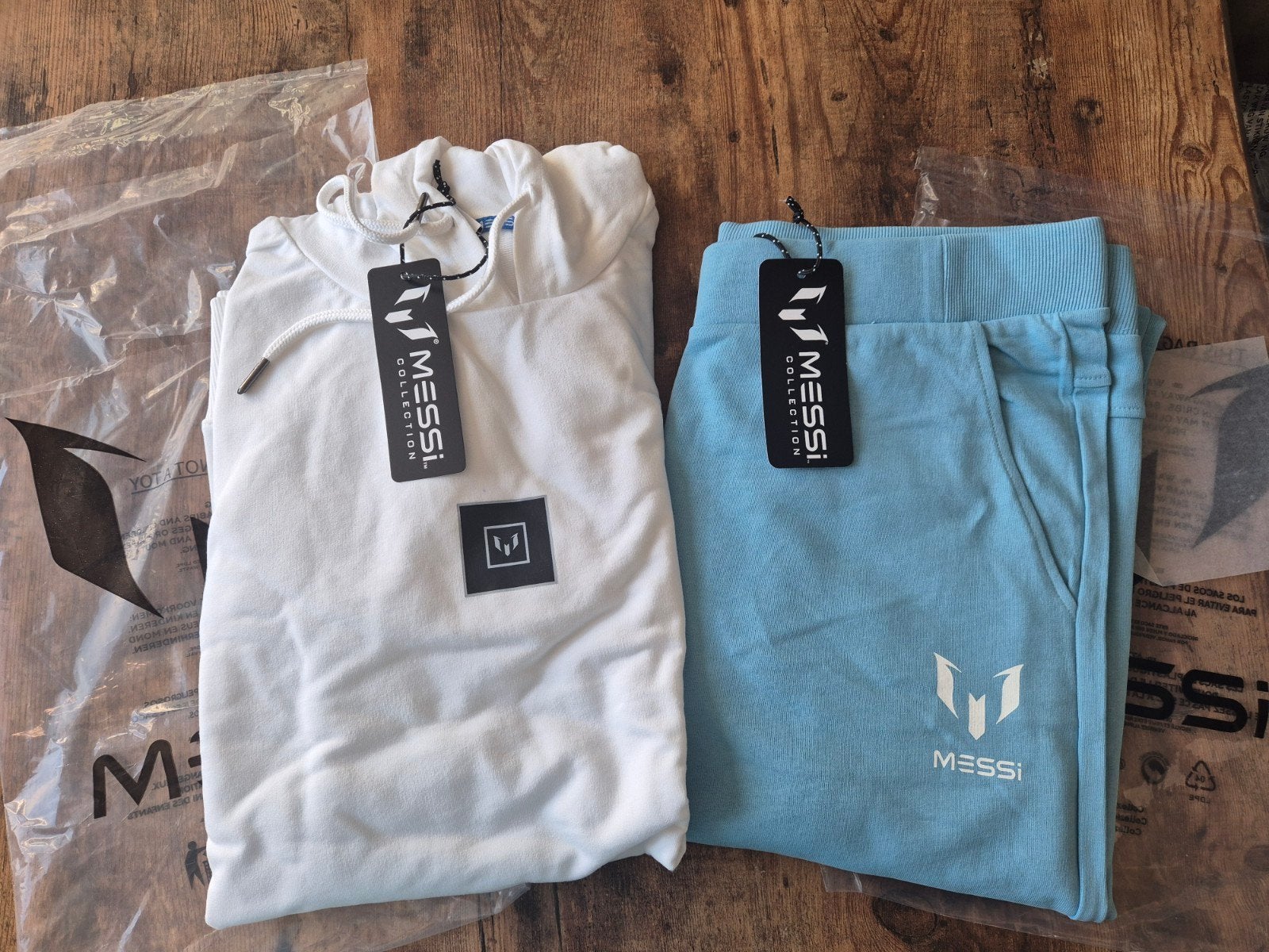 Nieuw Messi trainingspak XL - Lichtblauw & Wit (Unisex), Meerkleurig, Ophalen of Verzenden, Voetbal, Maat 56/58 (XL)