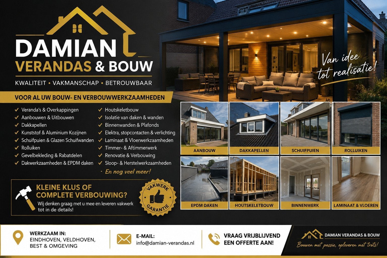 Damian Verandas & Bouw – Voor al uw bouw- en verbouwwerkzaam