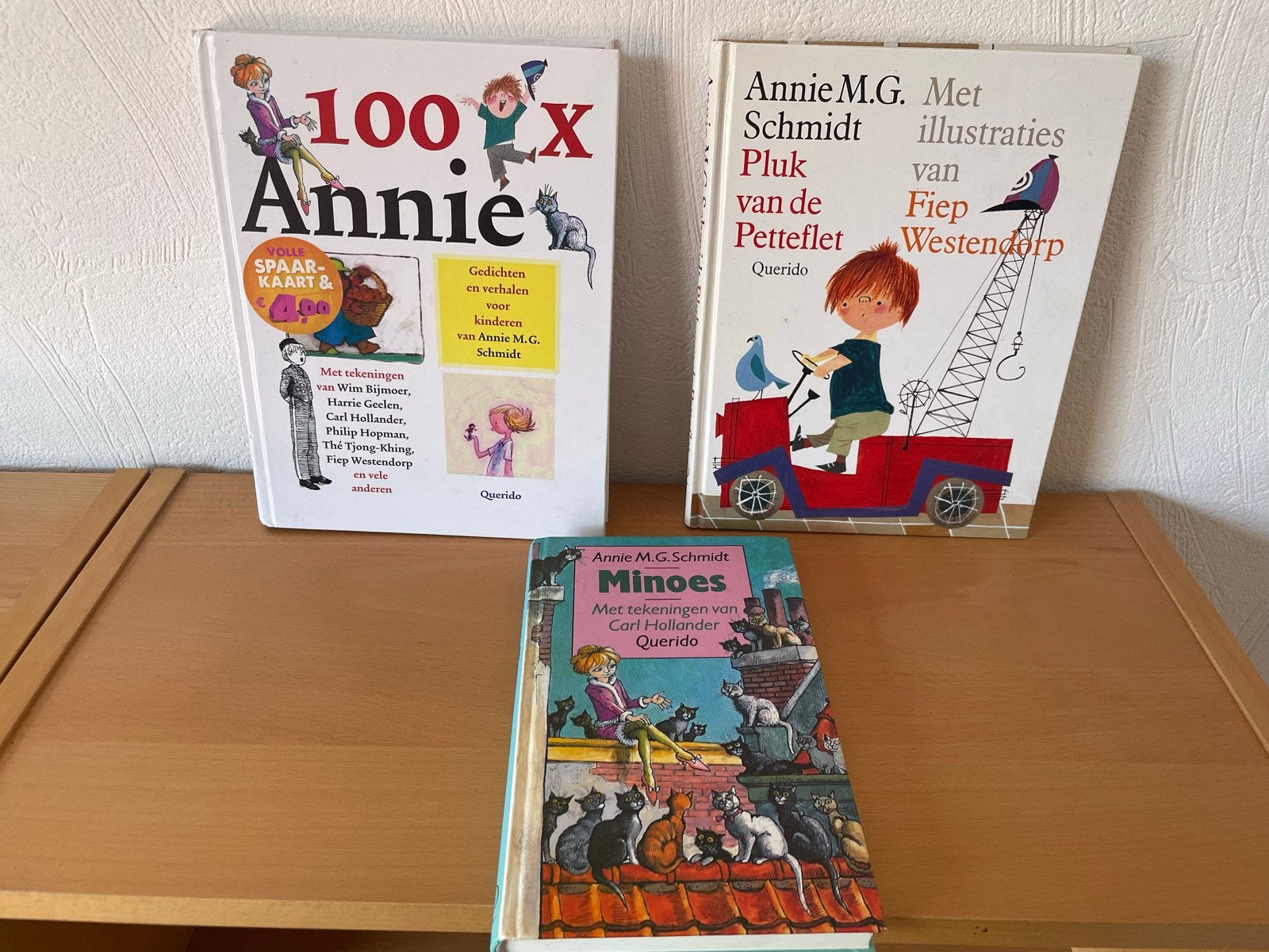 Annie M.G. Schmidt Boeken: Pluk, Minoes en 100x Annie, Boeken, Kinderboeken | Jeugd | onder 10 jaar, Ophalen, Gelezen, Fictie algemeen