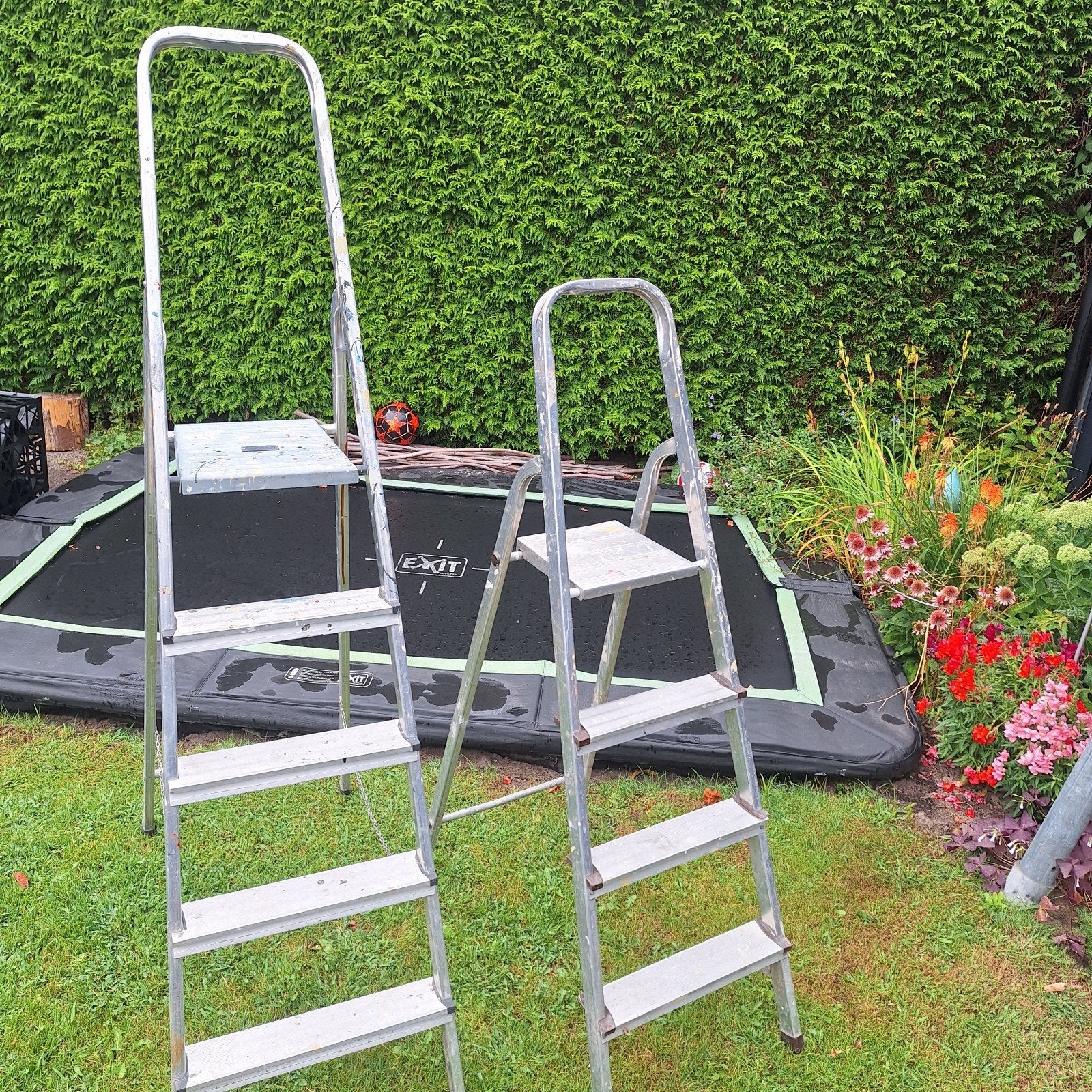 Set van 2 gebruikte trappen/ladders, Ophalen, Gebruikt, Minder dan 2 meter