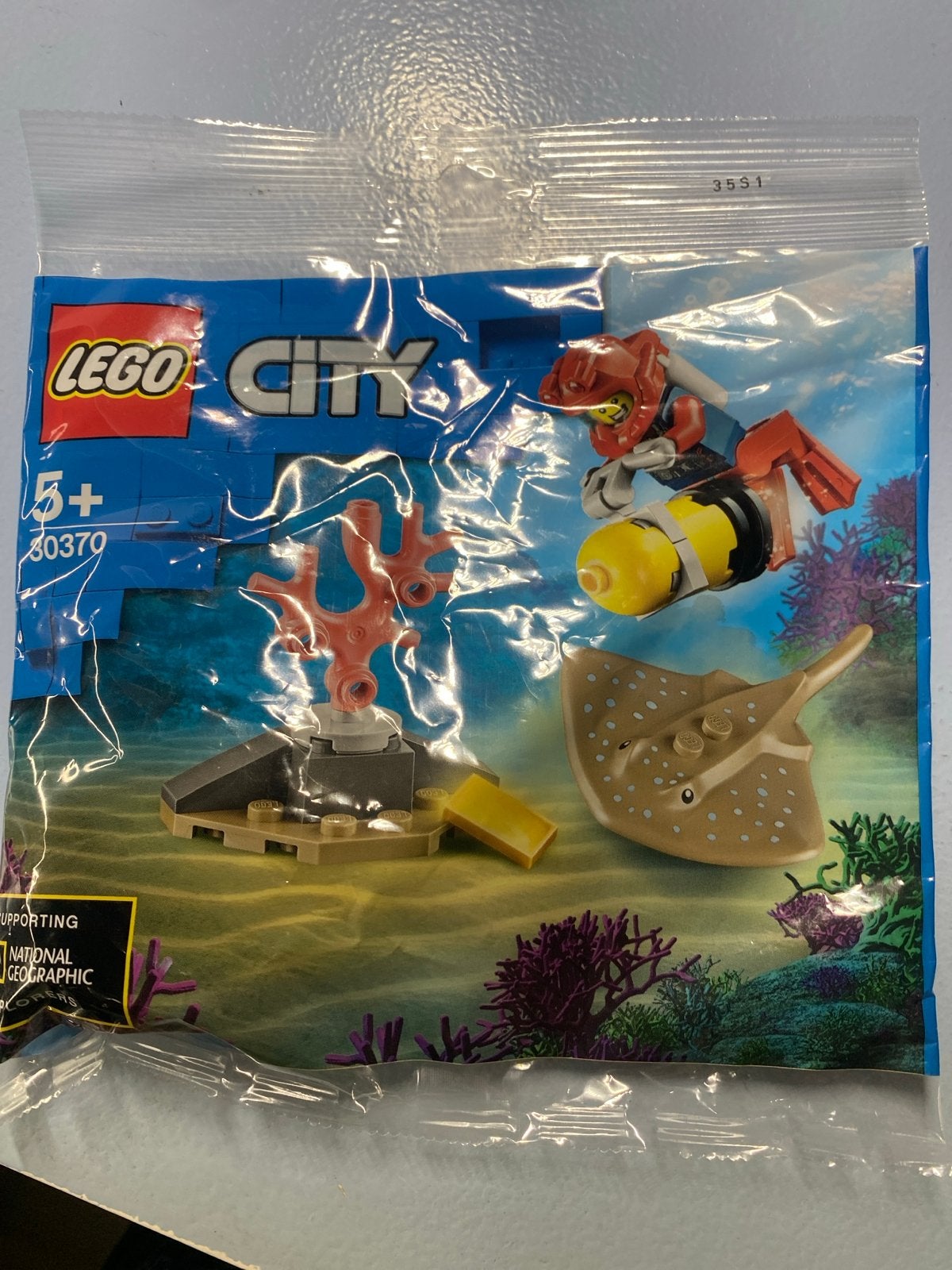 LEGO City 30370 Oceaan Duiker Polybag Nieuw, Ophalen of Verzenden, Nieuw