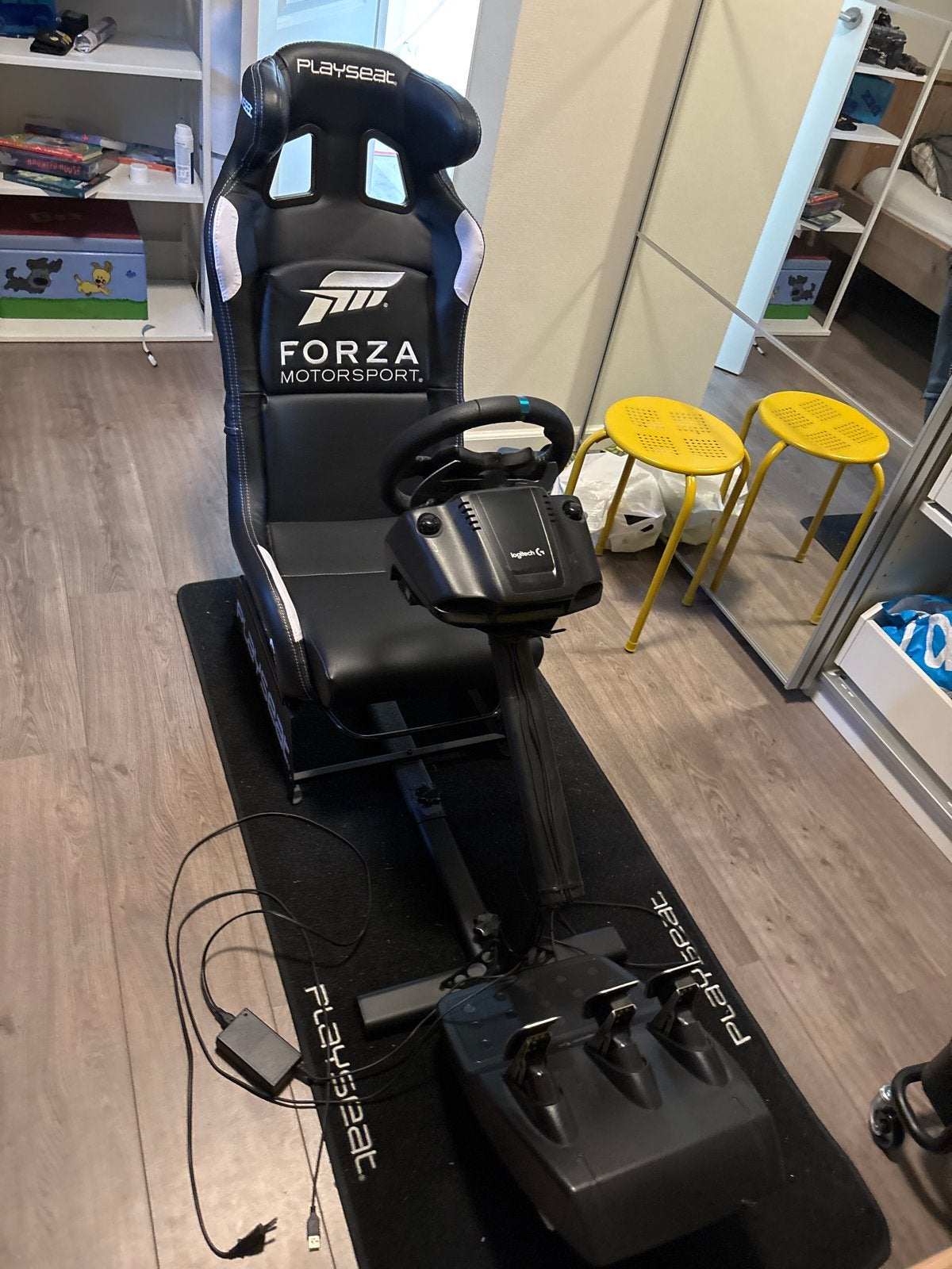 Playseat Forza Motorsport met Logitech G29 racestuur, Ophalen, Racestoel, Force feedback, PlayStation