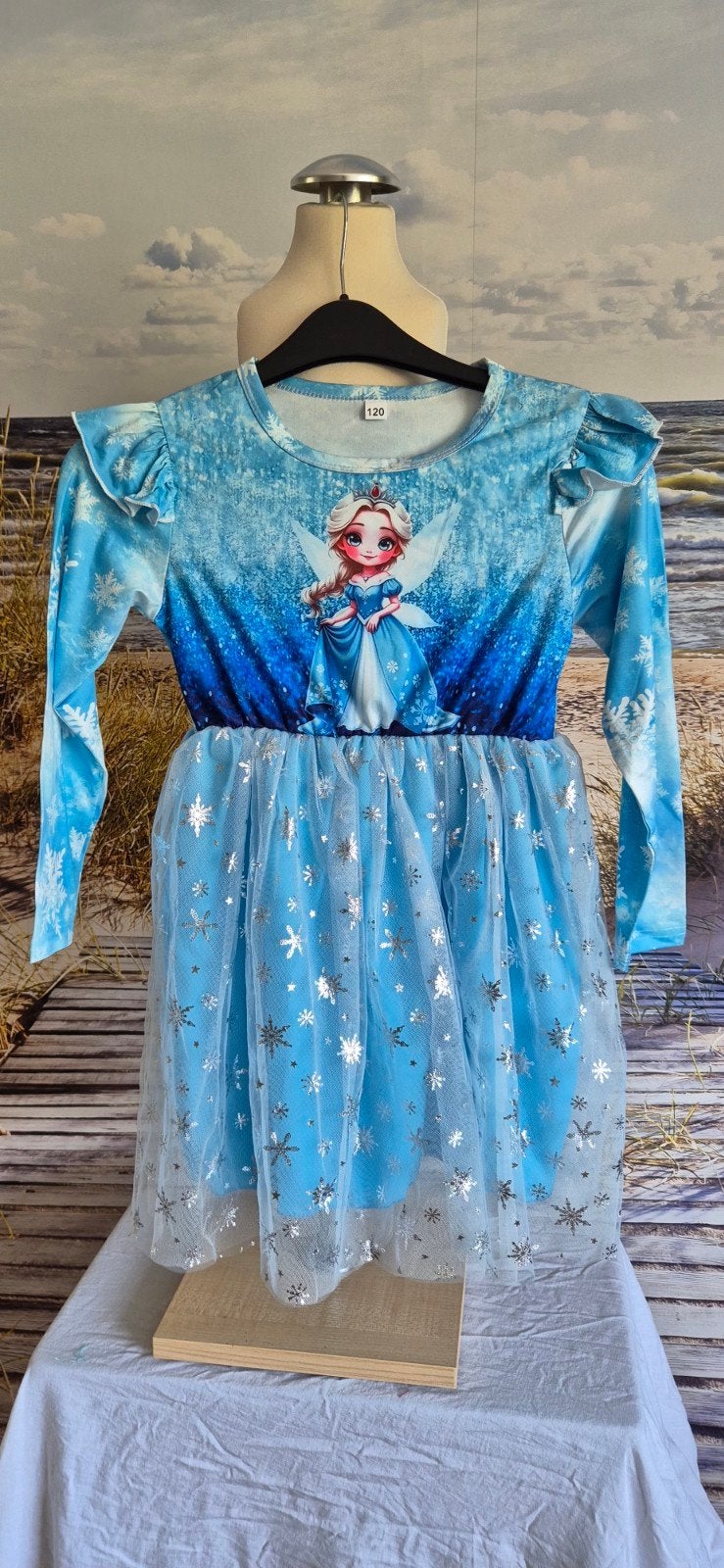Nieuw Prinsessen Jurkje 110/116, Kinderen en Baby's, Kinderkleding | Maat 110, Ophalen of Verzenden