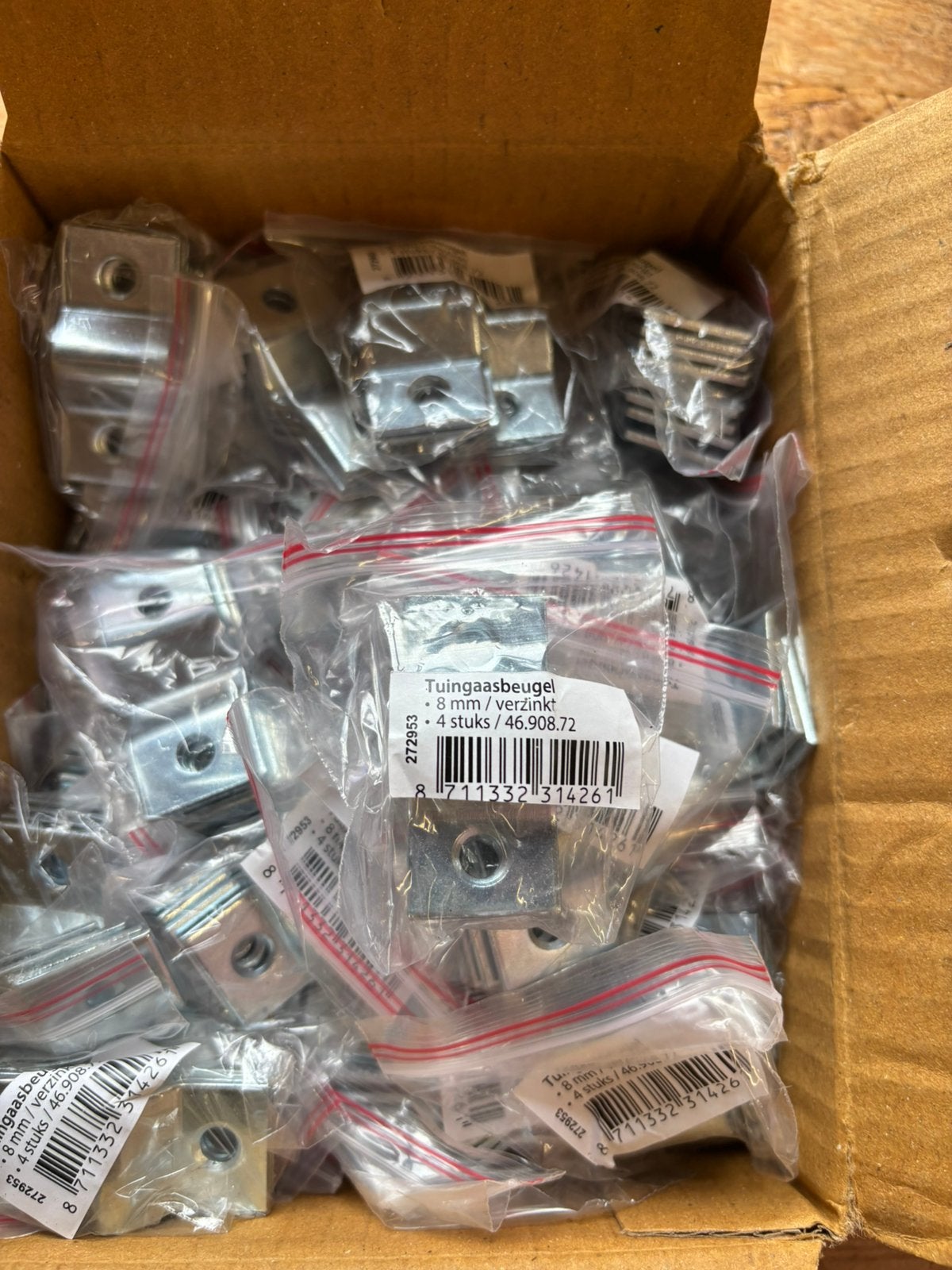 Tuingaasbeugels 8mm verzinkt, Ophalen of Verzenden, Nieuw, Minder dan 50 mm, Overige typen