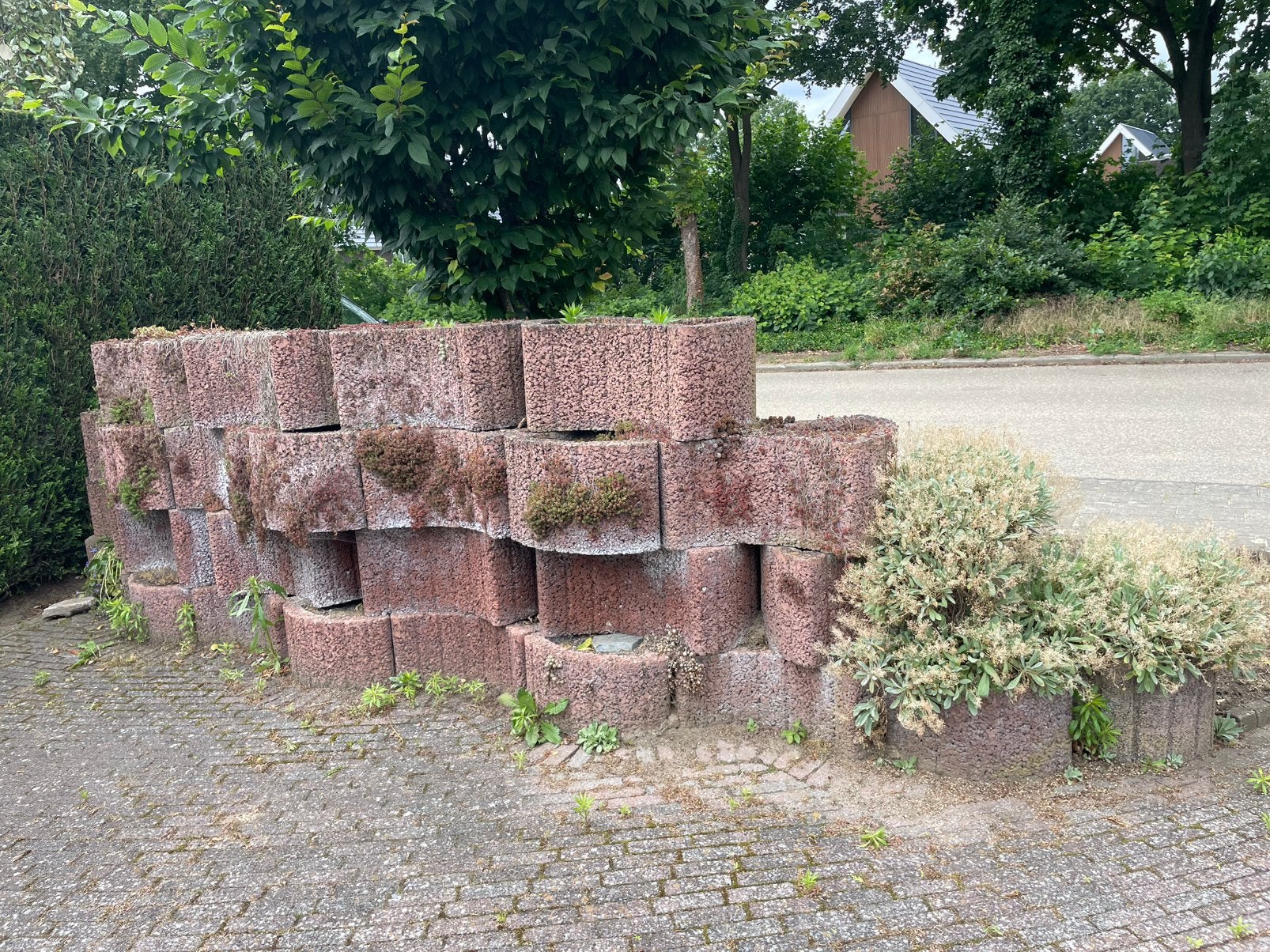 Bloembakken/stapelblokken, Ophalen, Gebruikt, Steen, Minder dan 30 cm