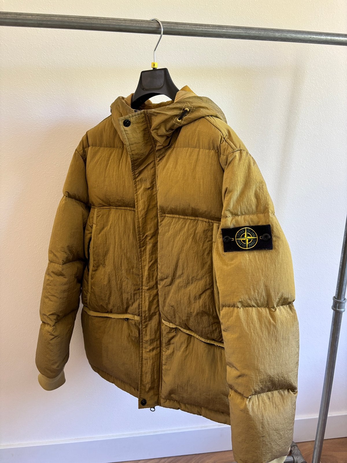 Stone island winterjas maat L, Ophalen of Verzenden, Zo goed als nieuw, Zwart