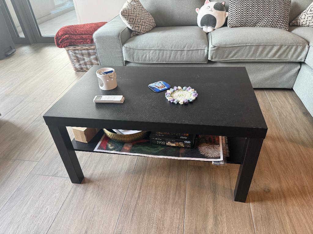 Ikea Lack salontafel, Ophalen, Kunststof, 50 tot 100 cm, Klassiek