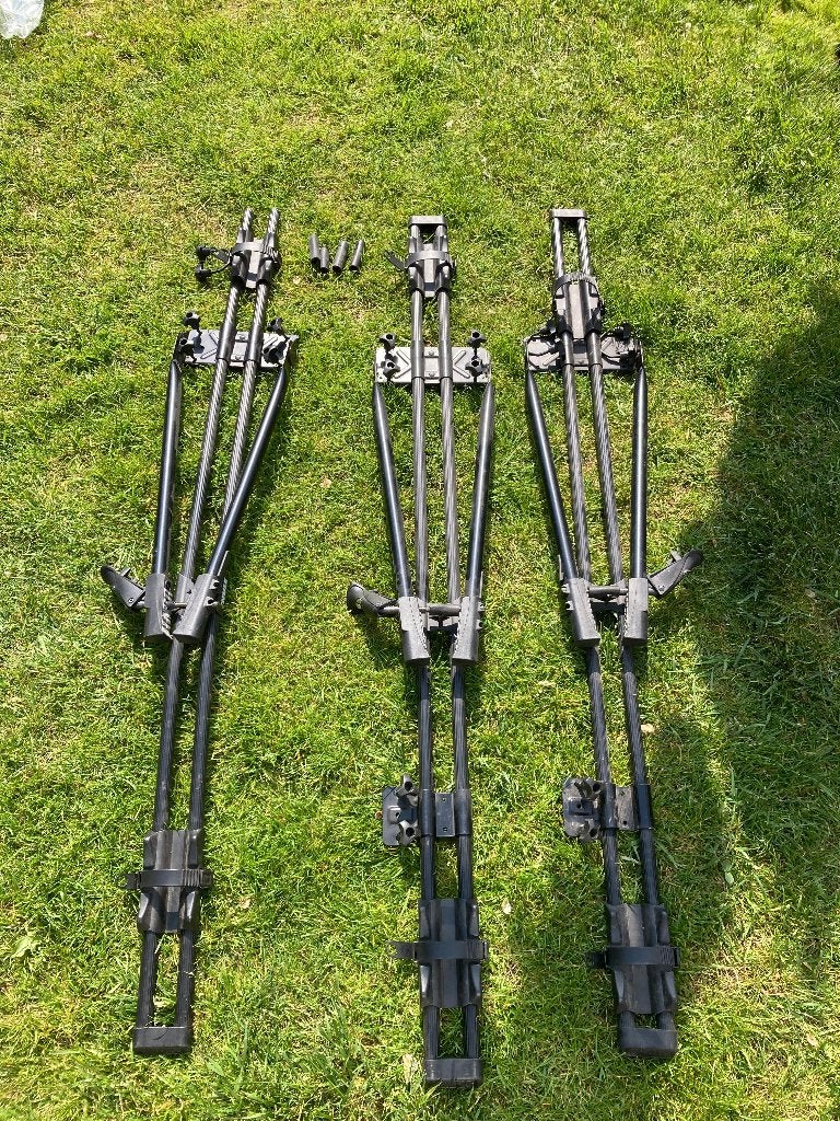 2x Thule Freeride 575 dak fietsendragers + 1 reserve, Gebruikt, Brede banden, Ophalen of Verzenden, Dakdrager