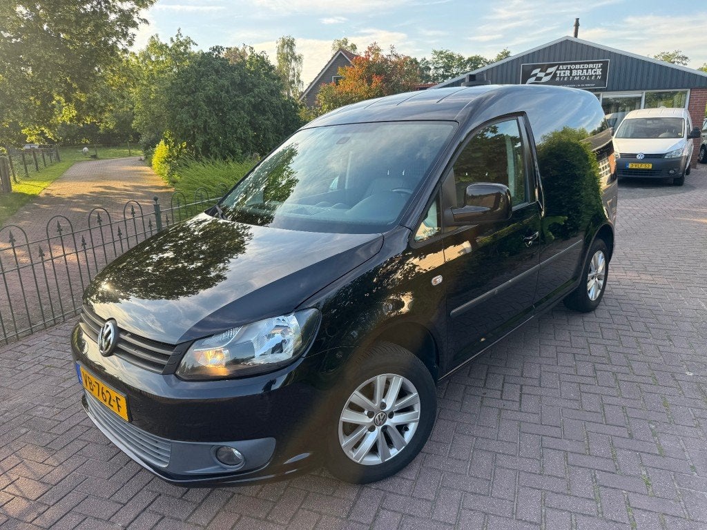 Volkswagen CADDY 1.6 TDI*Marge*Cruise*Trekhaak Zeer nette Ca, Auto's, Huisgarantie, 4 cilinders, Volkswagen, Zwart