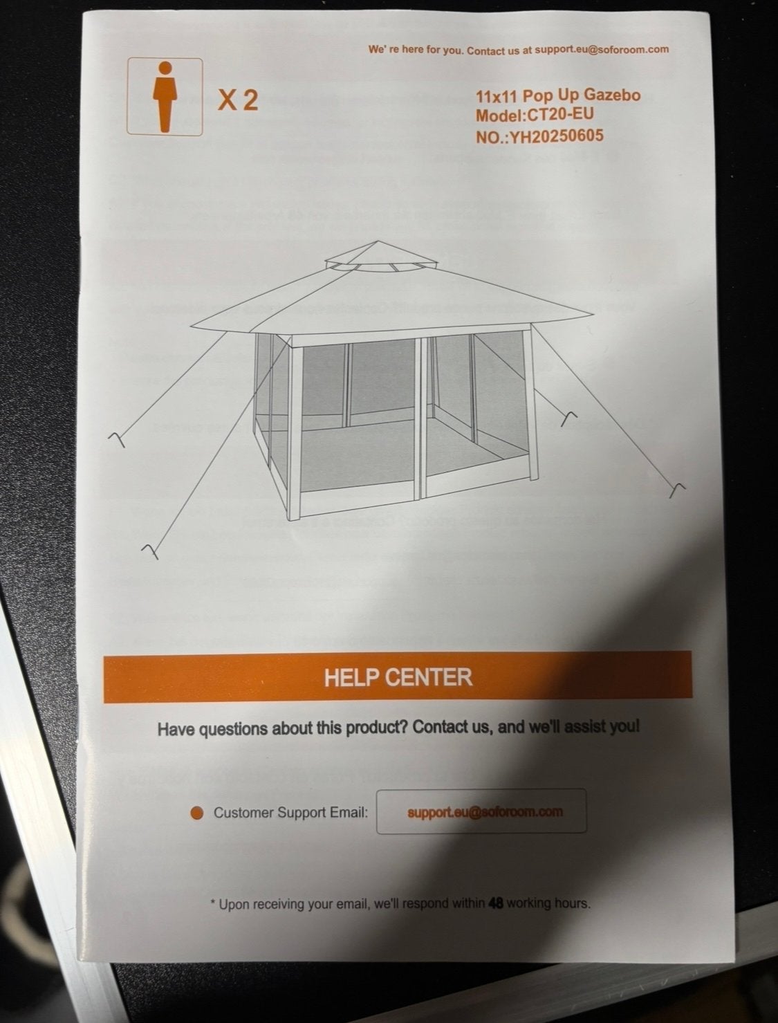 Nieuw 11x11 Pop Up Gazebo Partytent - Snel Opzetbaar, Tuin en Terras, Ophalen, Opvouwbaar, Nieuw, 4 tot 6 meter
